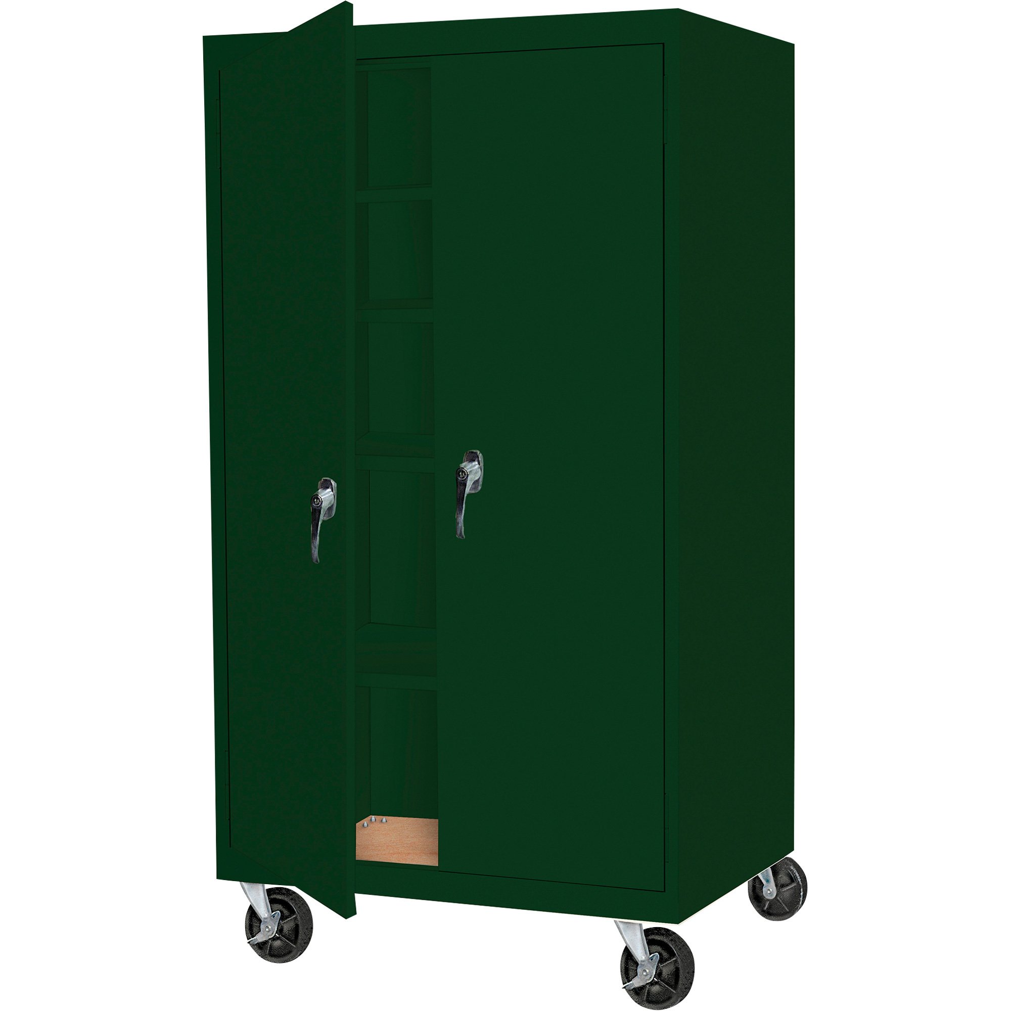 Steel USA 2Door Mobile Storage — Hunter Green, 4