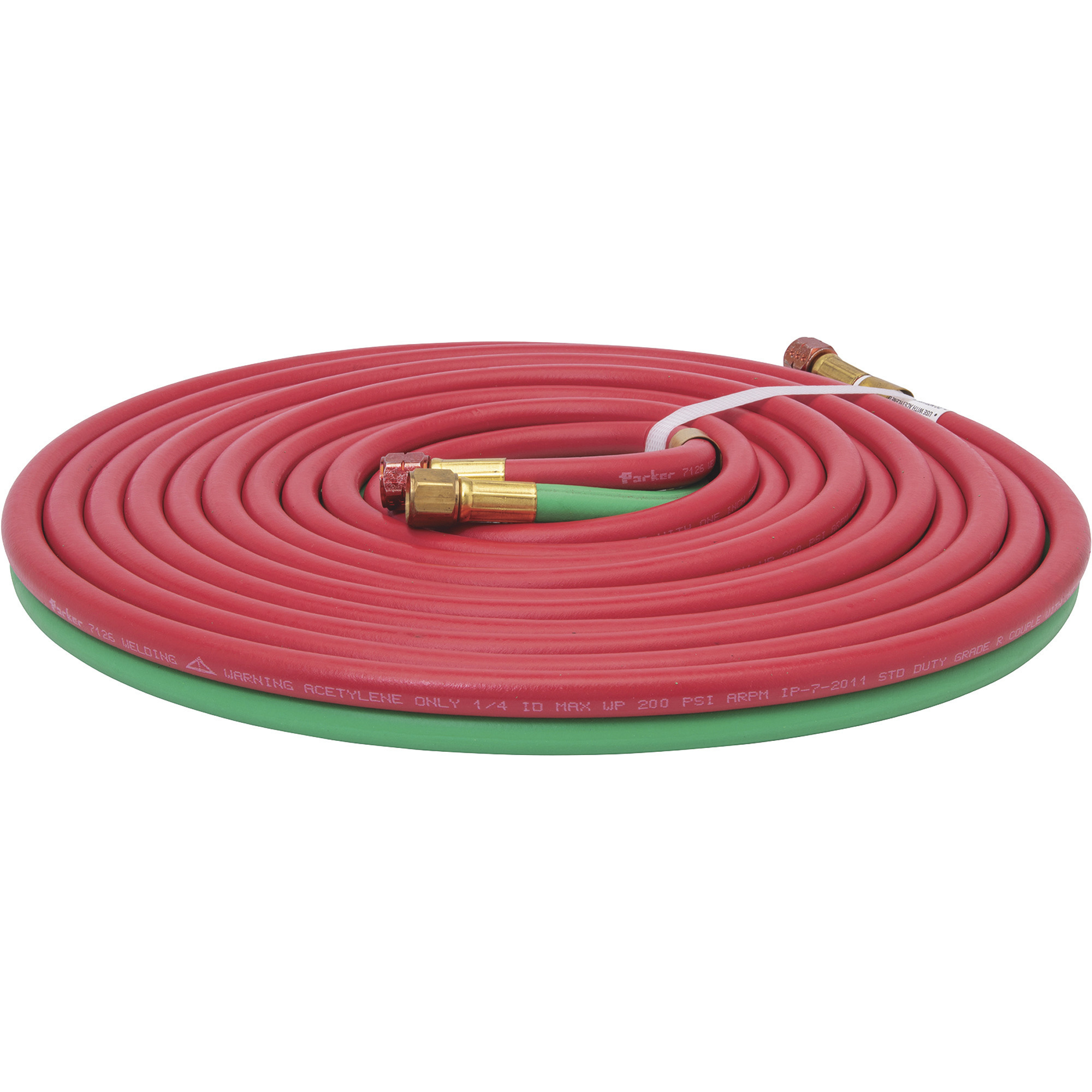 Lincoln Electric Oxy-Acetylene Hose, 1/4in. Dia. x 25ft.L, 100 PSI, Model#  KH578