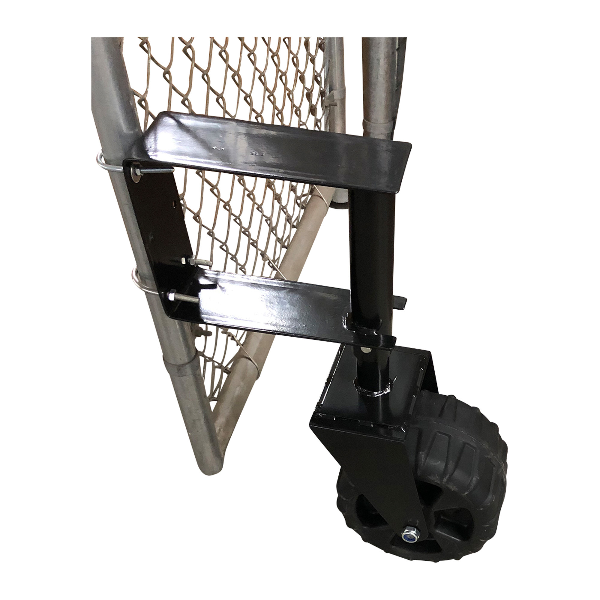 4 Season Supply Wide Gate Wheel with Suspension, 95/8in. Dia. x 6in.W