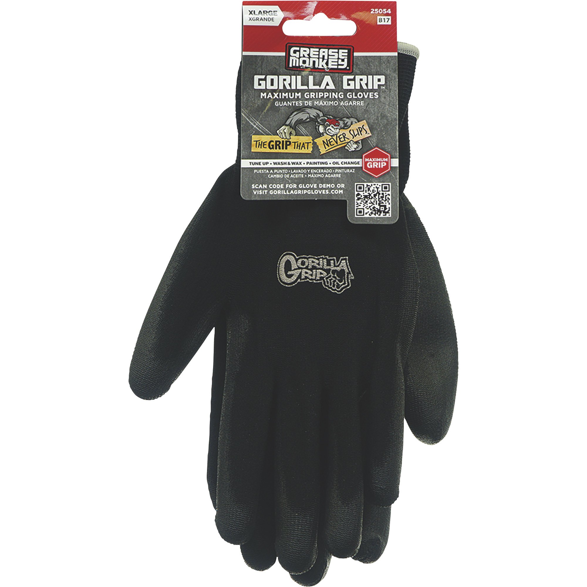 Extra Large Grease Monkey Gorilla Grip Gloves, 1 - Harris Teeter