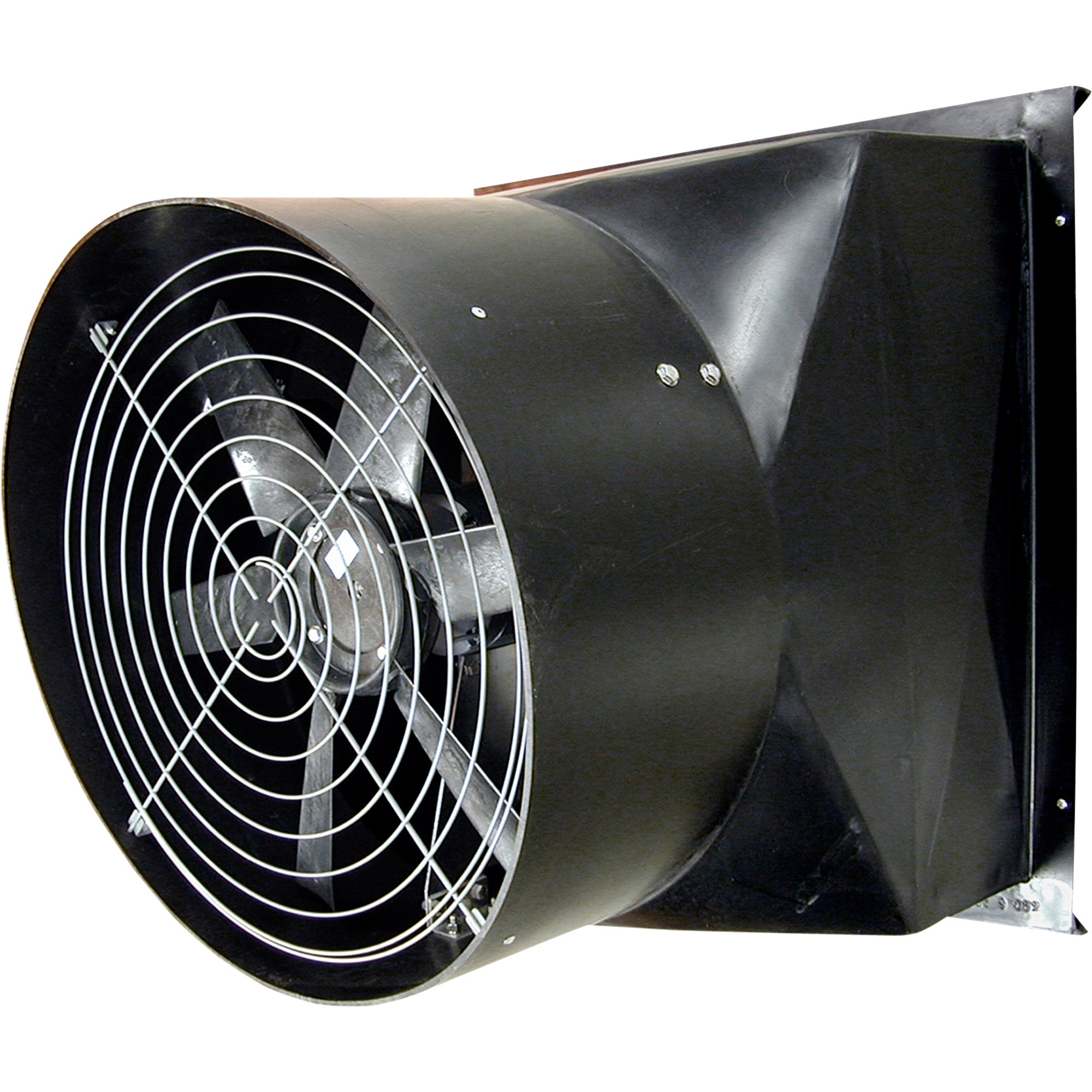 Canarm Plastic Wall Fan, 12in., 1300 Max CFM, 1/4 HP, 115/230 Volt, Model# PLFP12B37P31