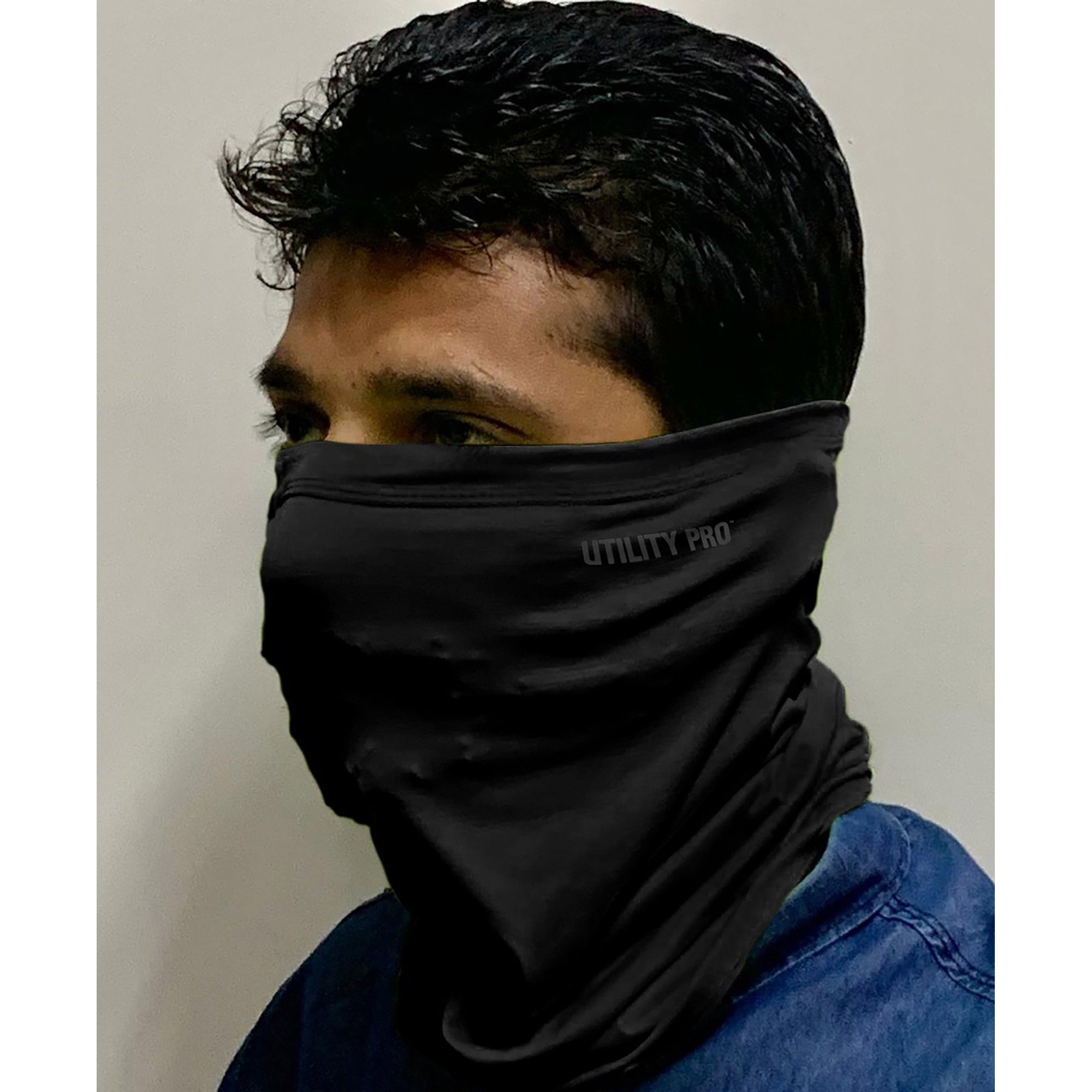 black neck gaiter mask