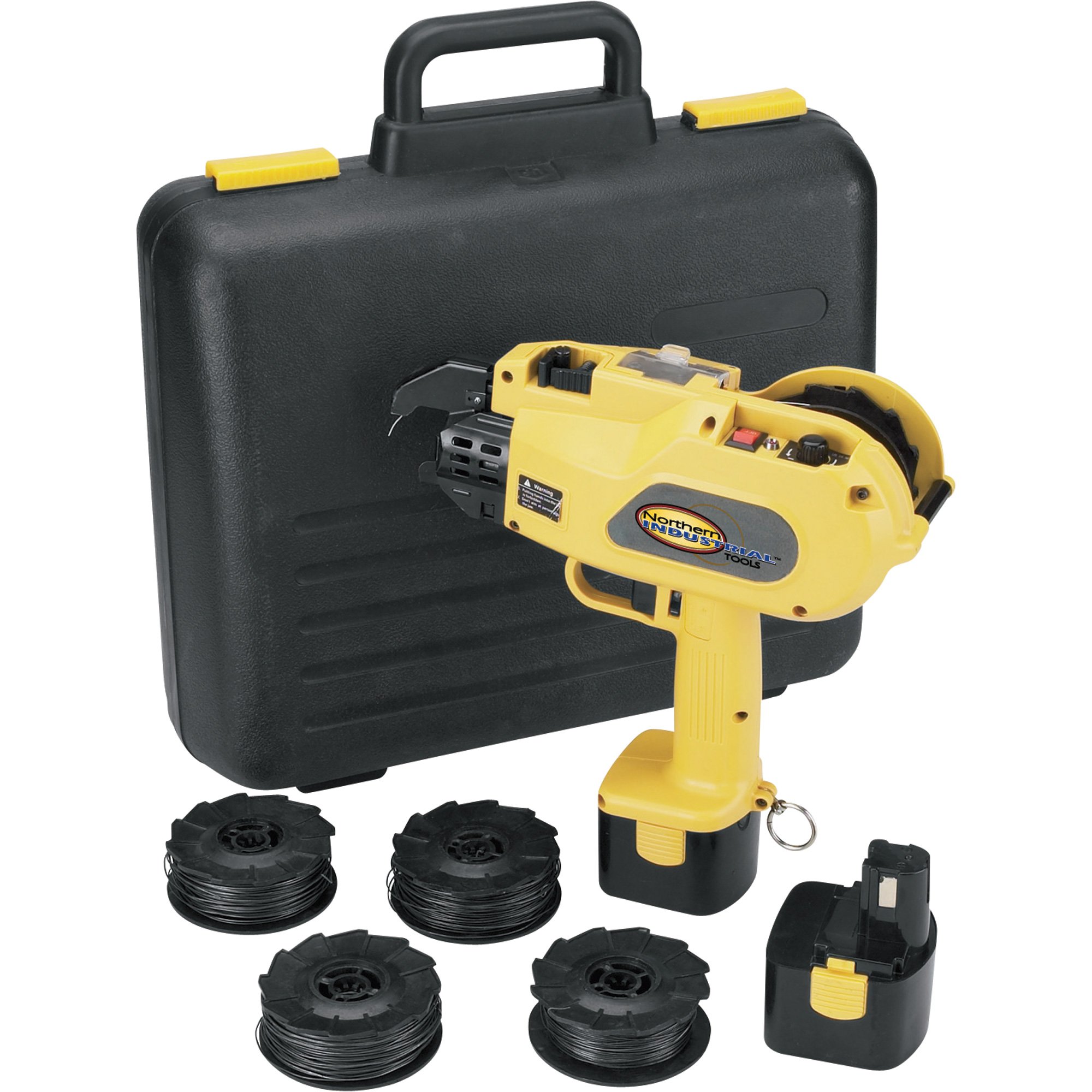 Northern Industrial Cordless Rebar Tying Machine — 9.6 Volt