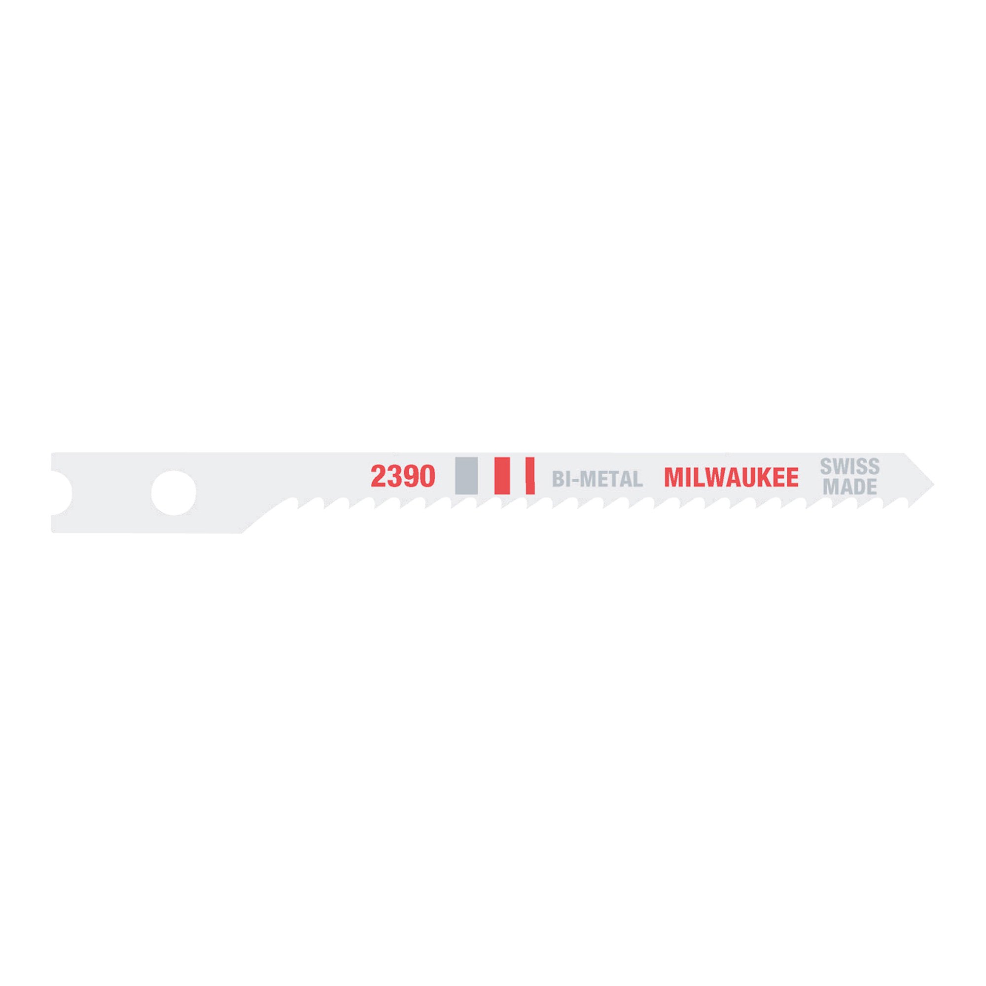Milwaukee Jig Saw Blades — 2 3/4in.L, 5-Pc. Set, Model# 48-42-2390
