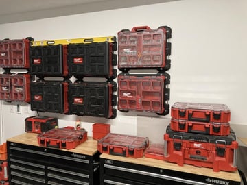 Milwaukee Packout Custom Wall Mount Setup