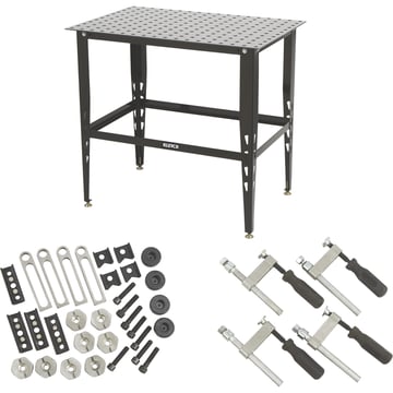 Klutch Steel Welding Table with Tool Kit