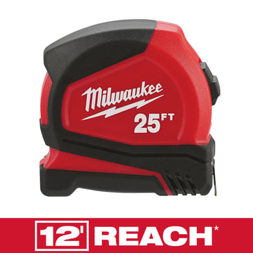 Milwaukee 25Ft. Compact Tape Measure