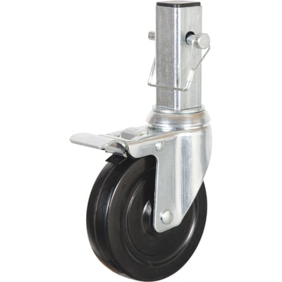 Metaltech Scaffold Heavy-Duty Caster with Lock, 5in., Model# I-CICAS5