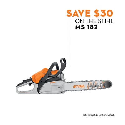 STIHL MS 182 Gas Chainsaw, 16in. Light 04 Guide Bar, 35.8cc Engine, Model# MS 182