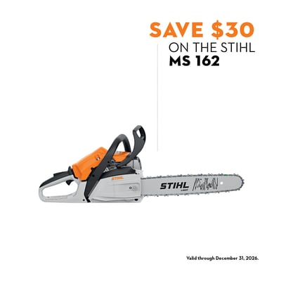STIHL MS 162 Gas Chainsaw, 16in. Bar, 30.1cc Engine, 3/8in. Chain Pitch, Model# MS 162