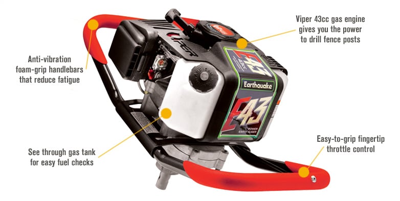 Earthquake 43cc auger