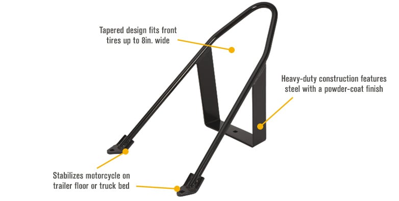 Ultra-Tow Motorcycle Wheel Chock | Northern Tool