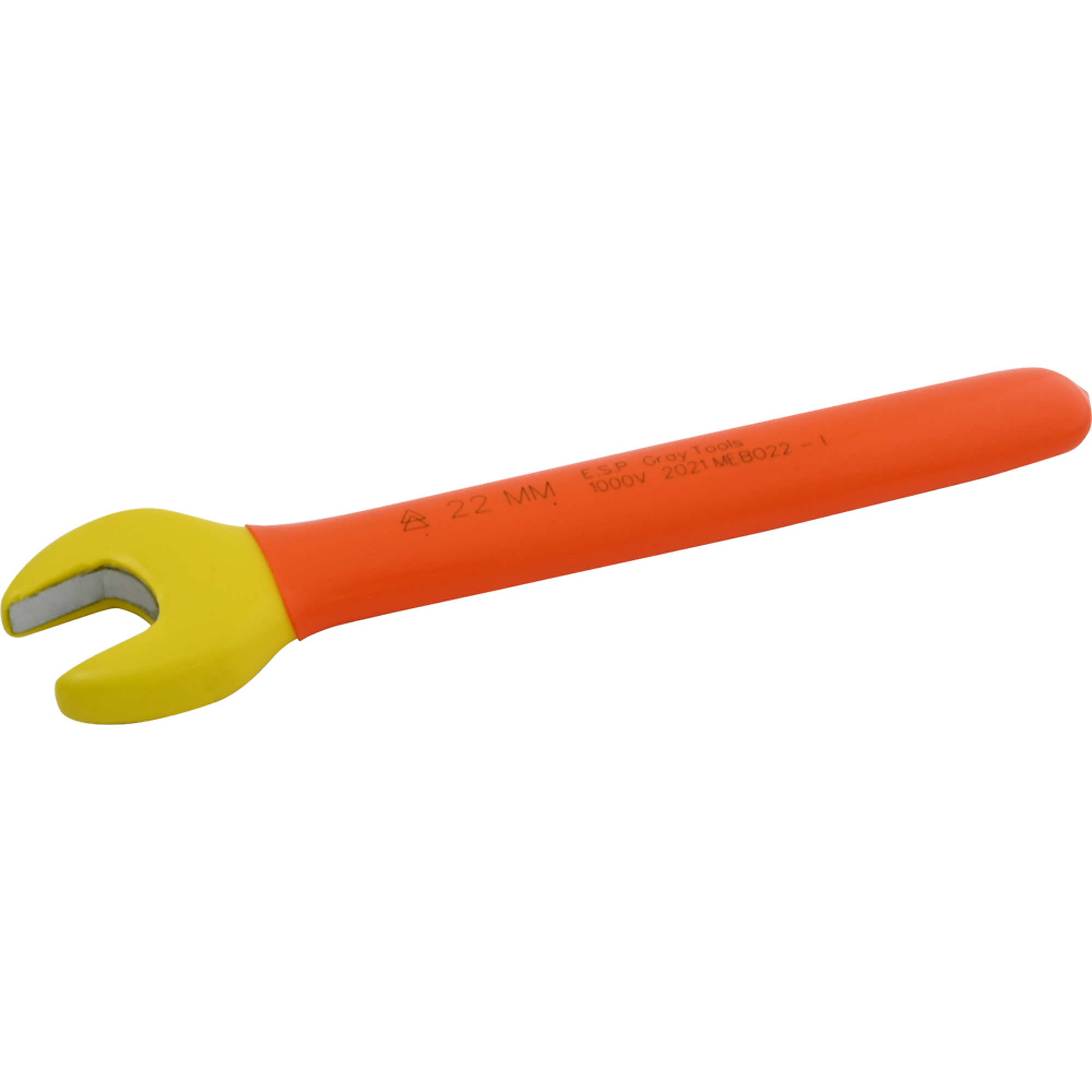 Gray Tools, Open End Wrench. 22mm, 1000V Insulated, Model# MEBO22-I