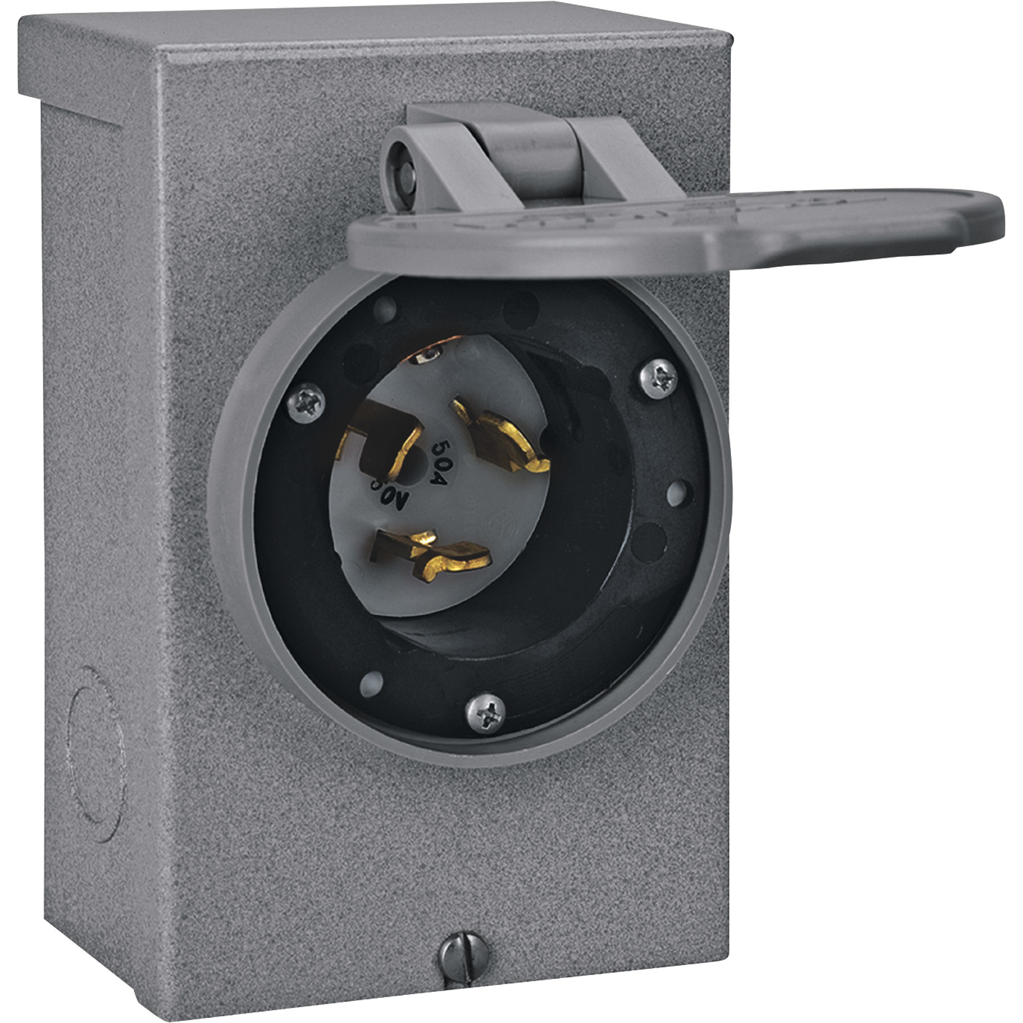 Reliance Raintight Generator Power Inlet Box, 50 Amp, Model PB50
