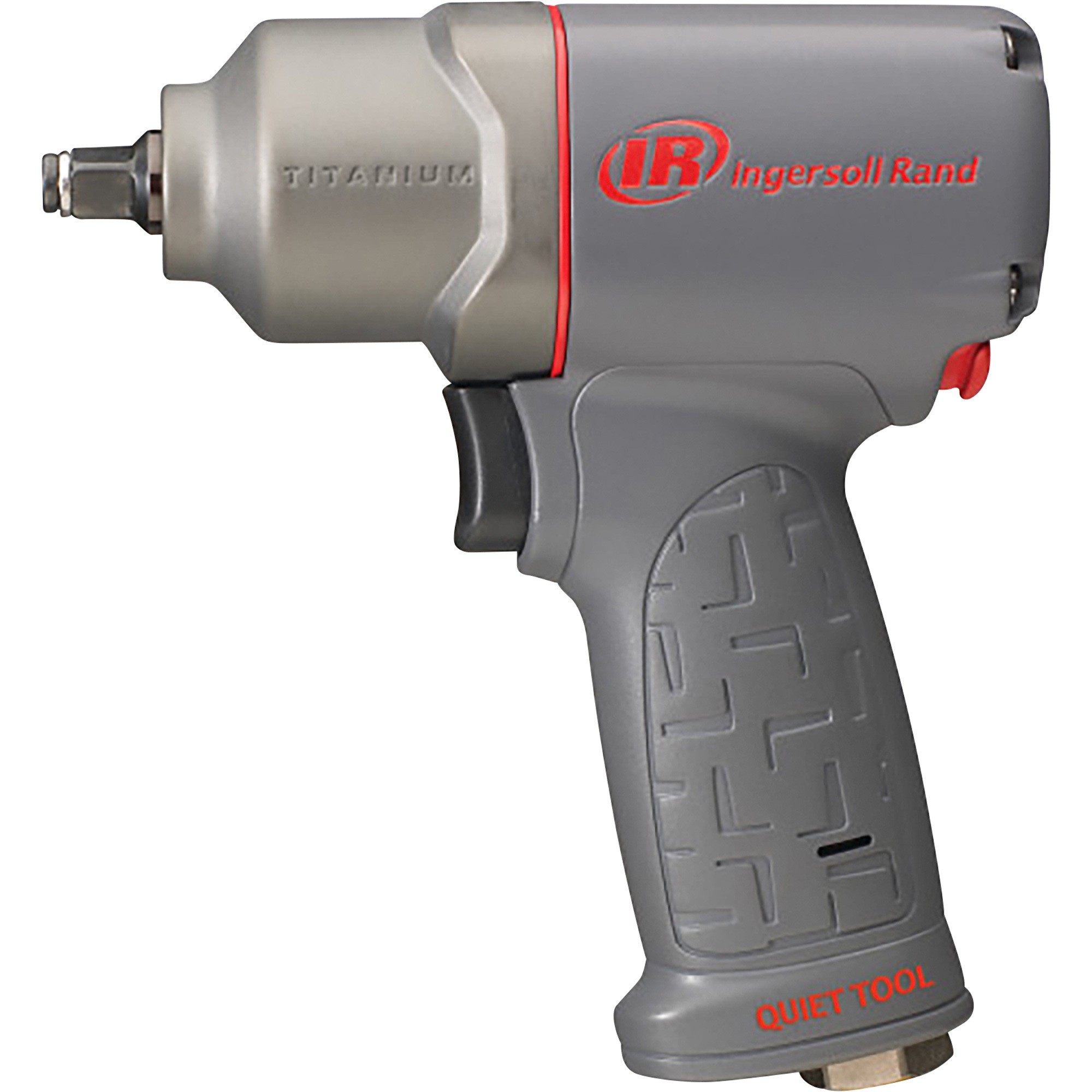 Ingersoll Rand Titanium Quiet Tool Air Impact Wrench, 3/8Inch Square Drive, 300 Ft./Lbs., Model 2115QTi-MAX