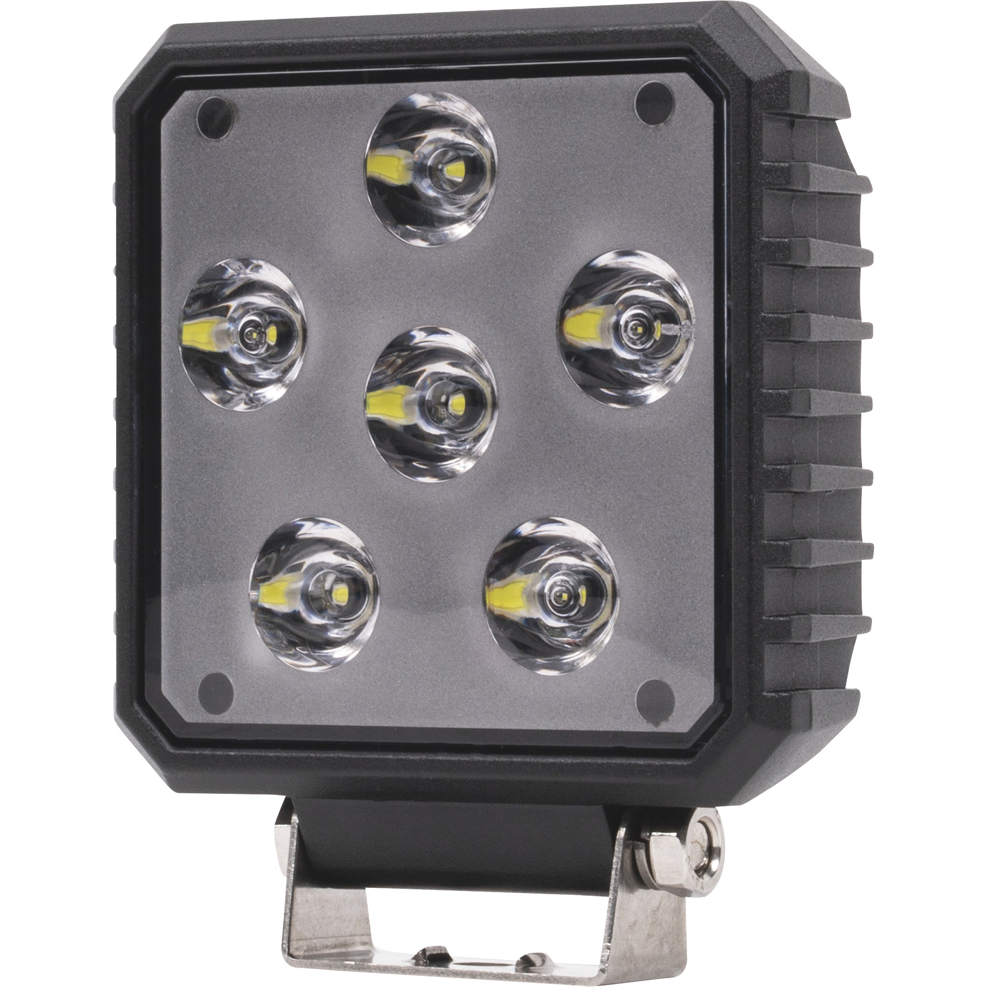 Blazer 12 Volt LED Utility Flood Light â 4Inch, Square, 4600 Raw/3000 Effective Lumens, Model CWL5043