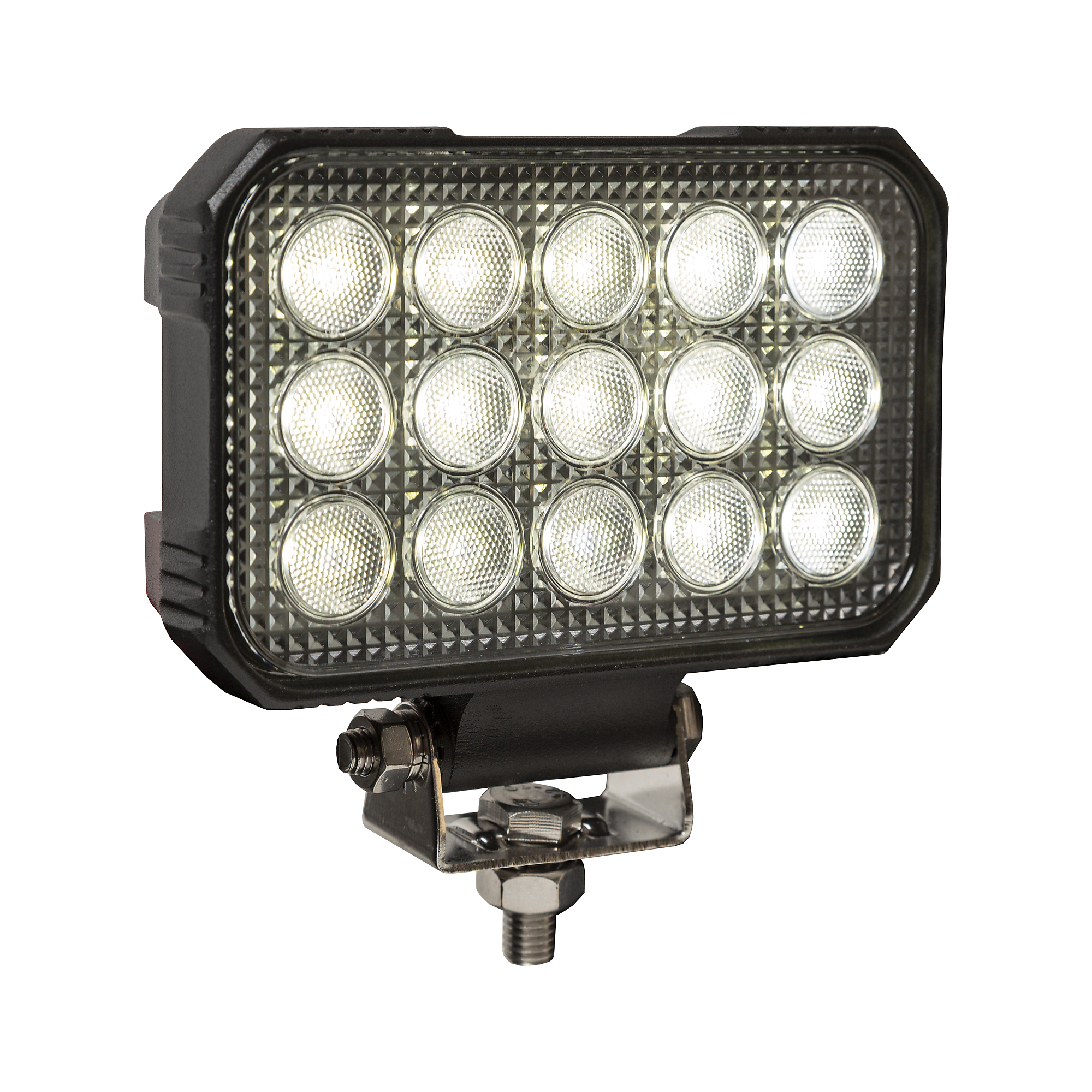 Buyers Products Mini LED Flood Light Bar, 6Inch W, Clear, 9000 Lumens, Permanent Mount, Model 1492196