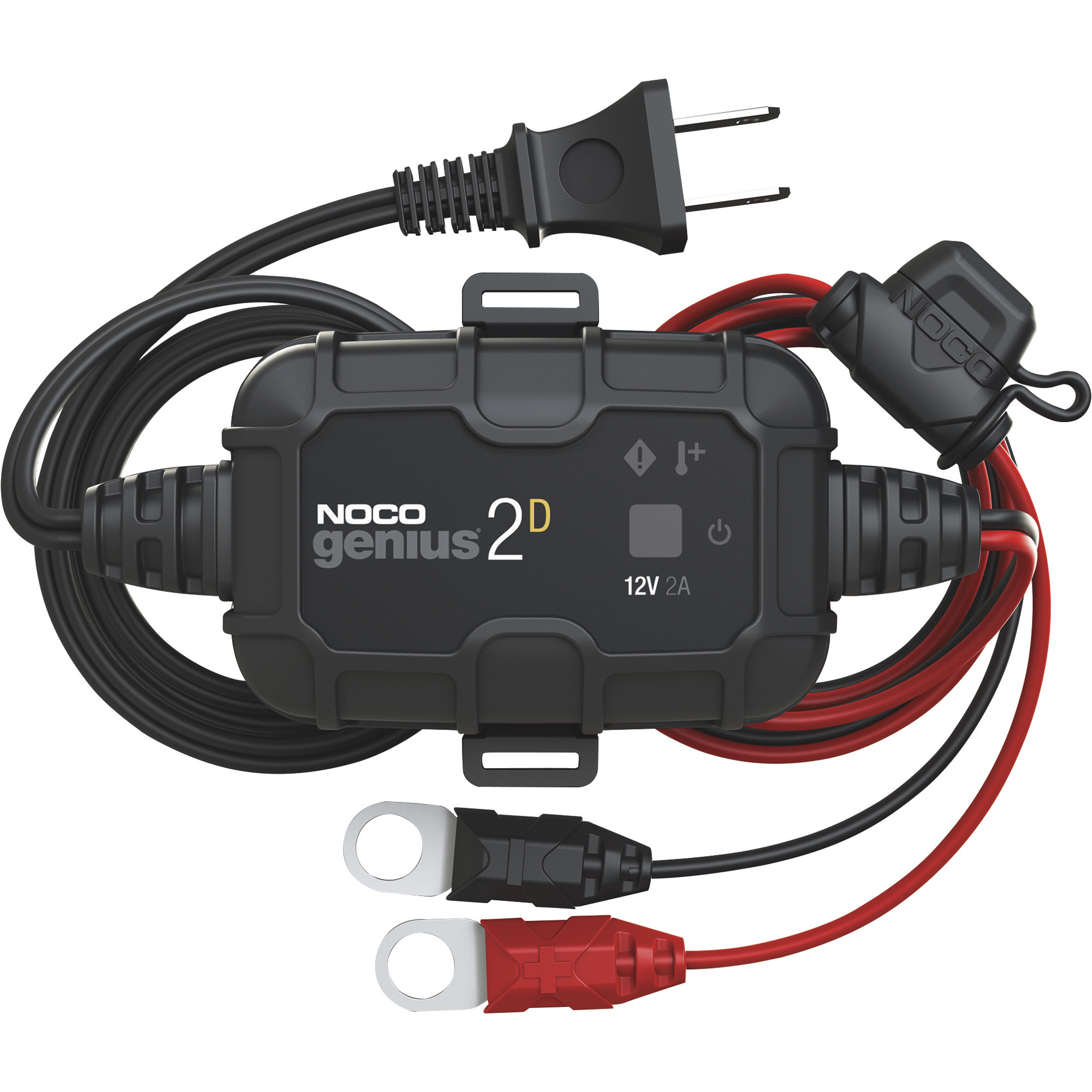 NOCO Genius2D Direct Mount Battery Charger/Maintainer â 2 Amp, 12 Volt, Model GENIUS2D