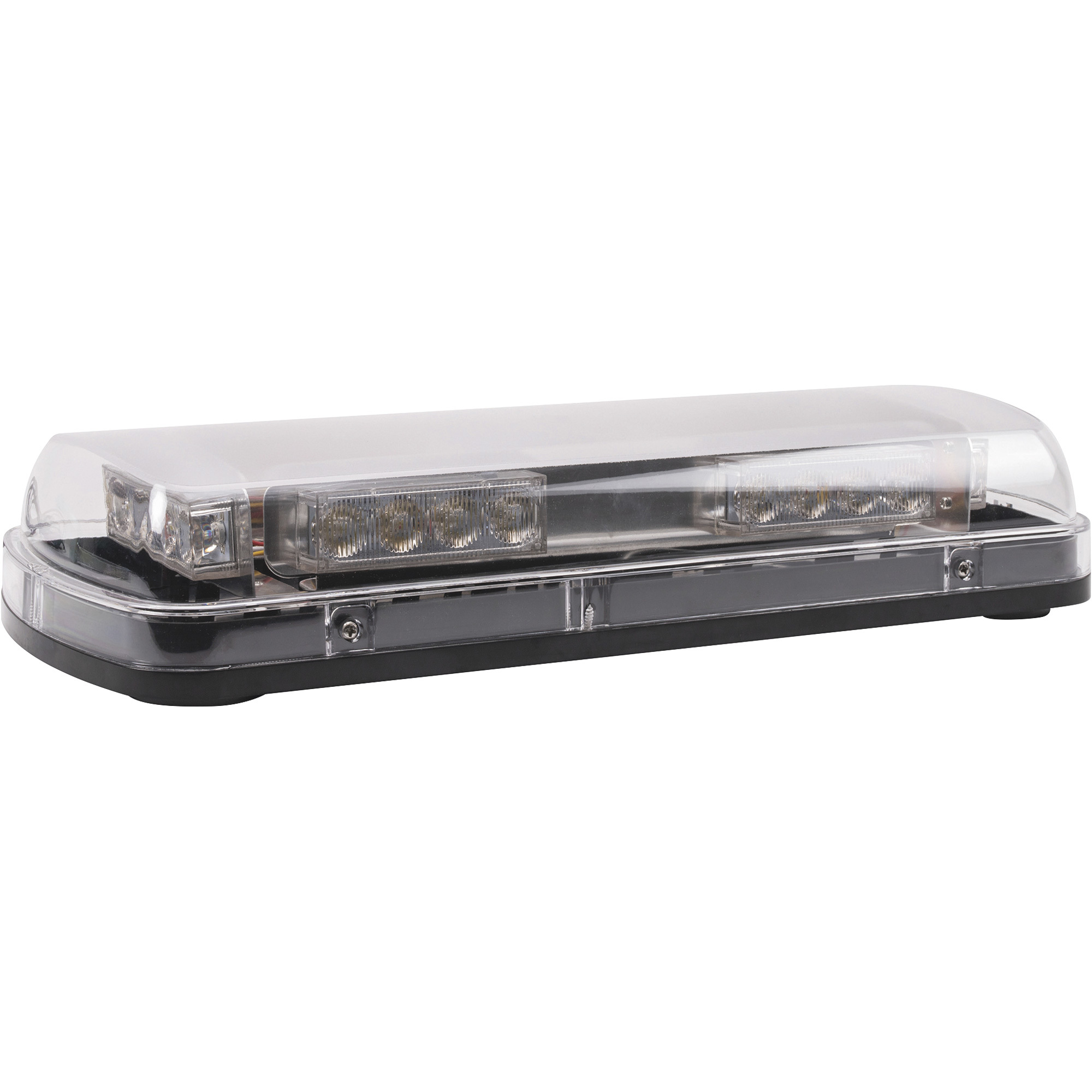 Blazer 12V LED Mini Warning Light Bar â 17Inch, White/Amber, Magnetic Mount, Model C4850CAC