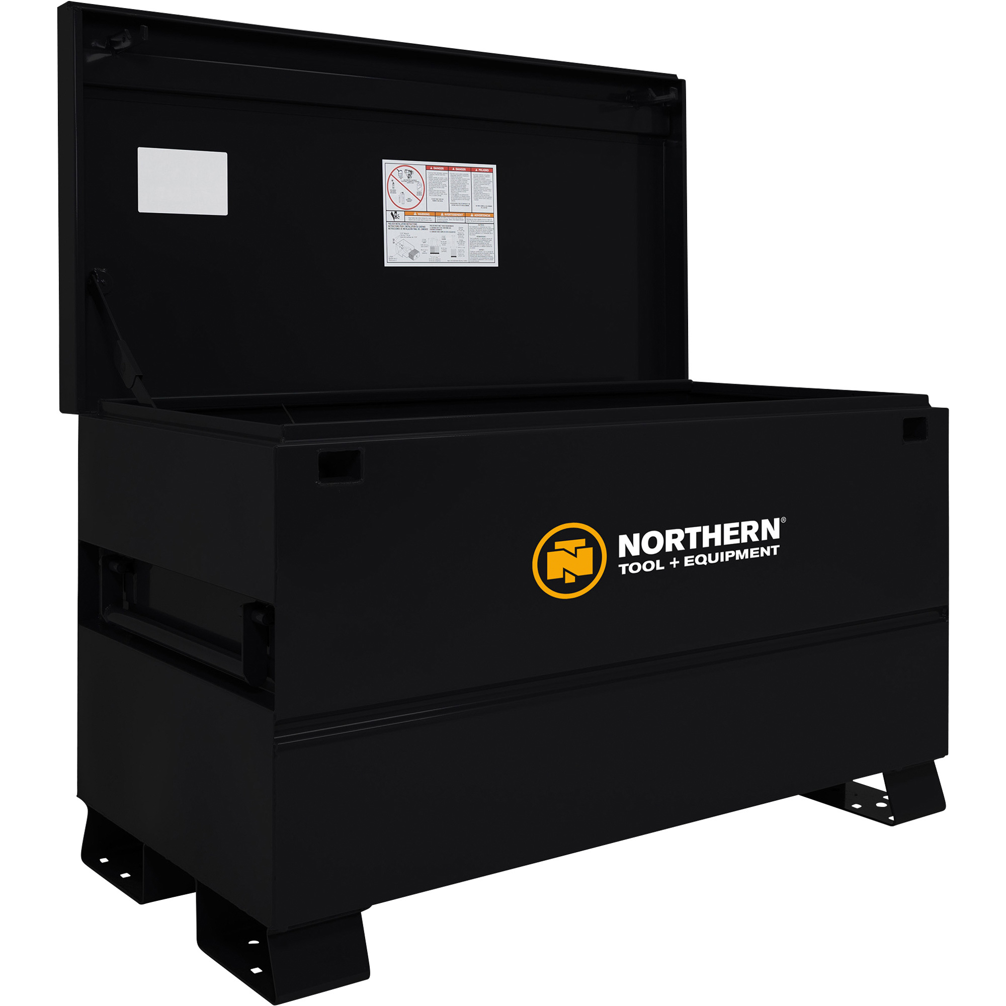 Northern Tool + Equipment 48Inch Jobsite Box, Black, 48Inch W x 24Inch D x 28Inch H, Model 2048-NTE