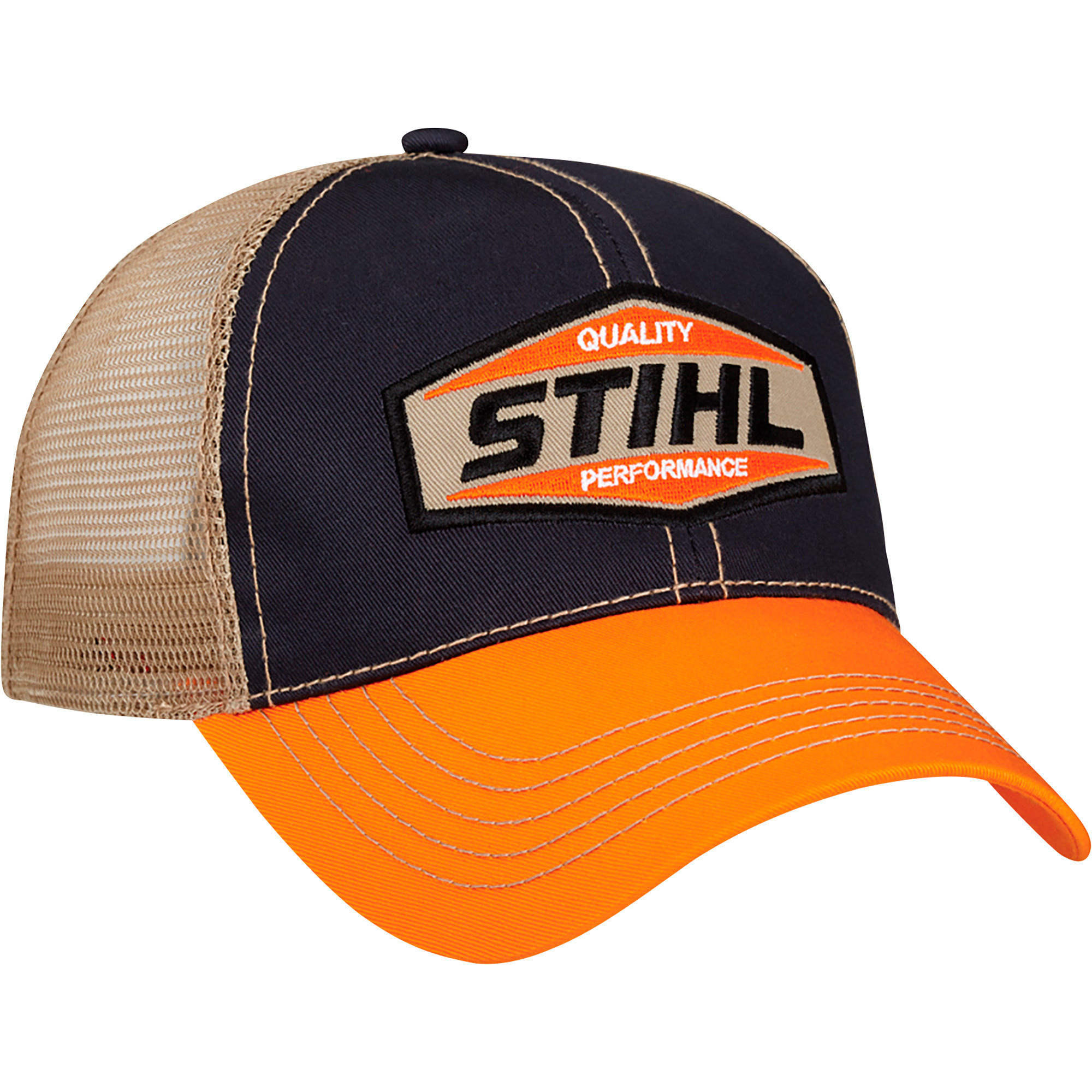 STIHL Outfitters Trademark Cap â Adjustable, Gray Mesh Back