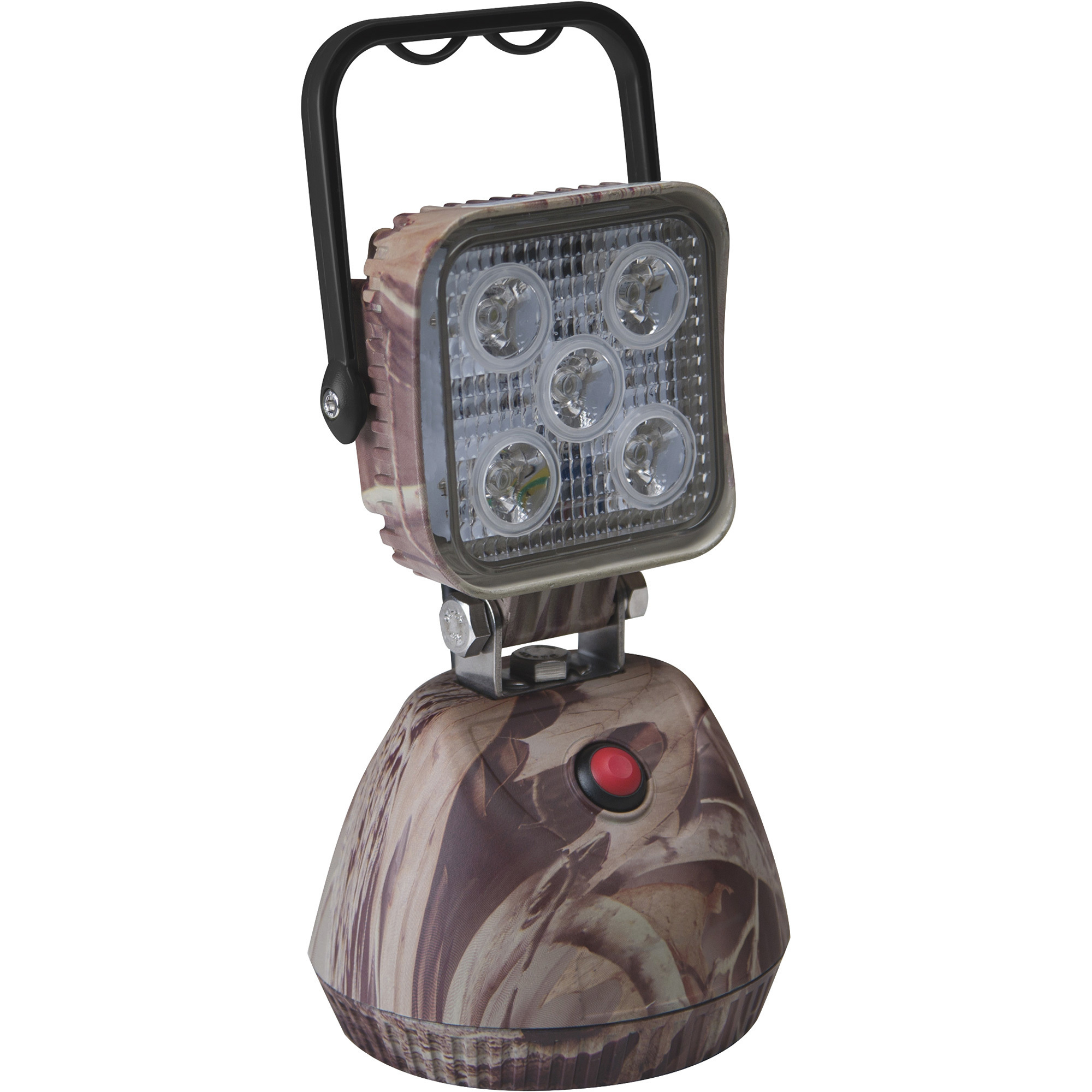 LED Rechargeable Work Light — 12V, 650 Lumens, 5 LEDs, Camouflage Pattern, Model - ECCO EW2461-CAMO