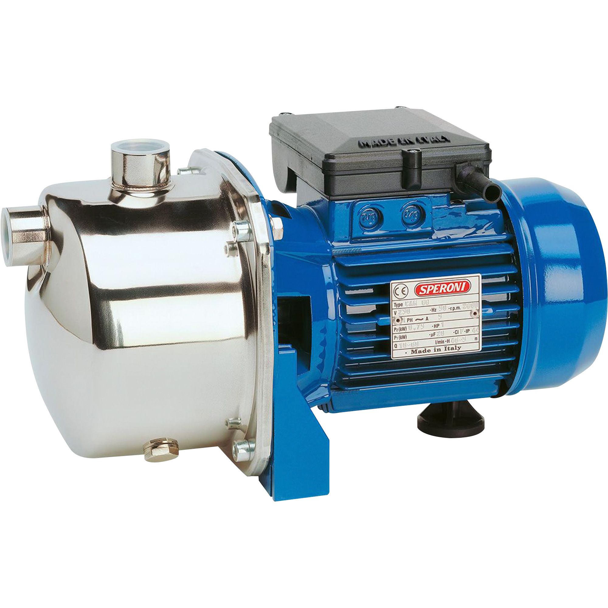 Speroni Jet Water Pump, 792 GPH, 0.9 HP, Model CAM85