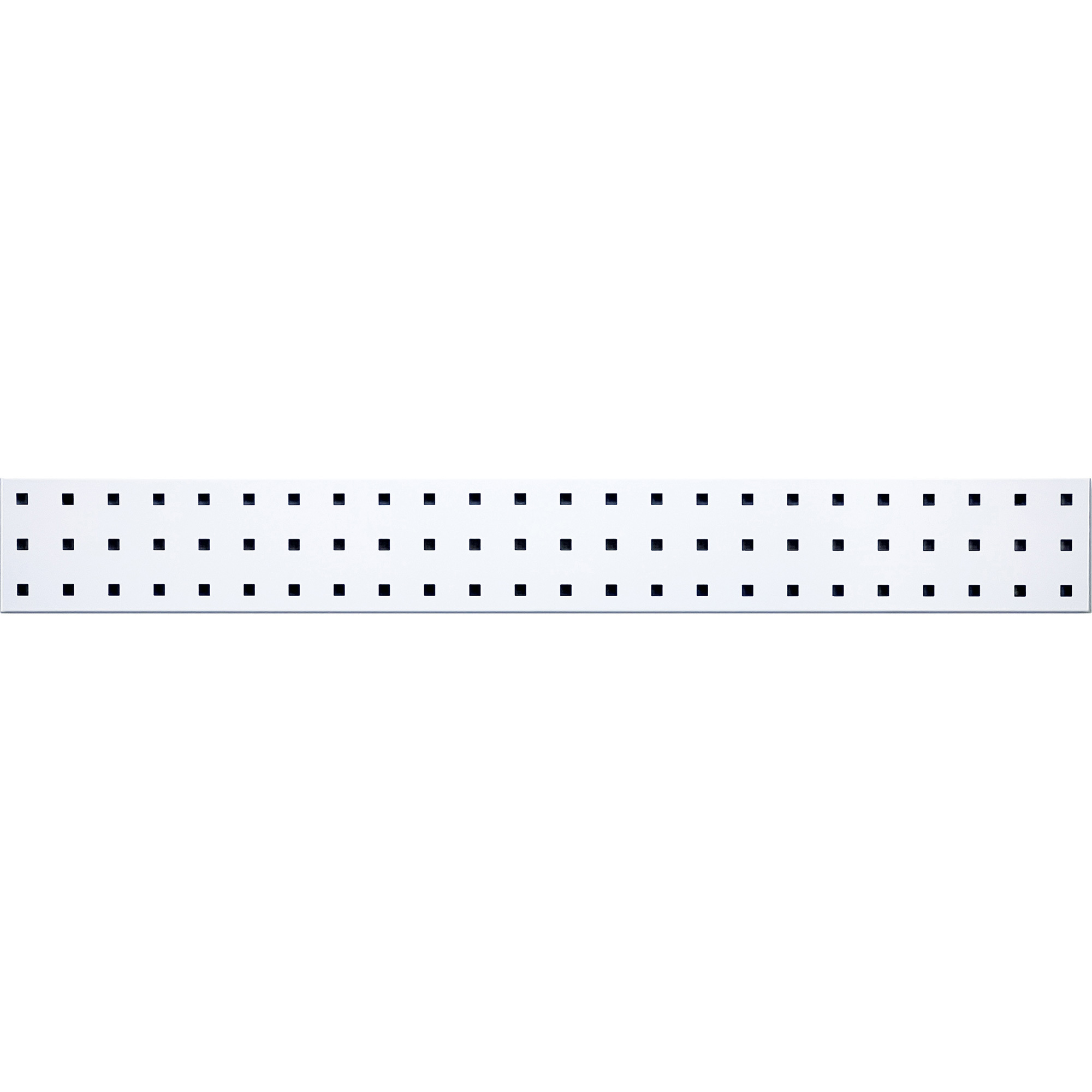 LocBoard Pneumatic Tool Holder Pegboard Strip Kit — 36Inch L x 4.5Inch W, Steel, White, Model - Triton Products LBS36P-WHT