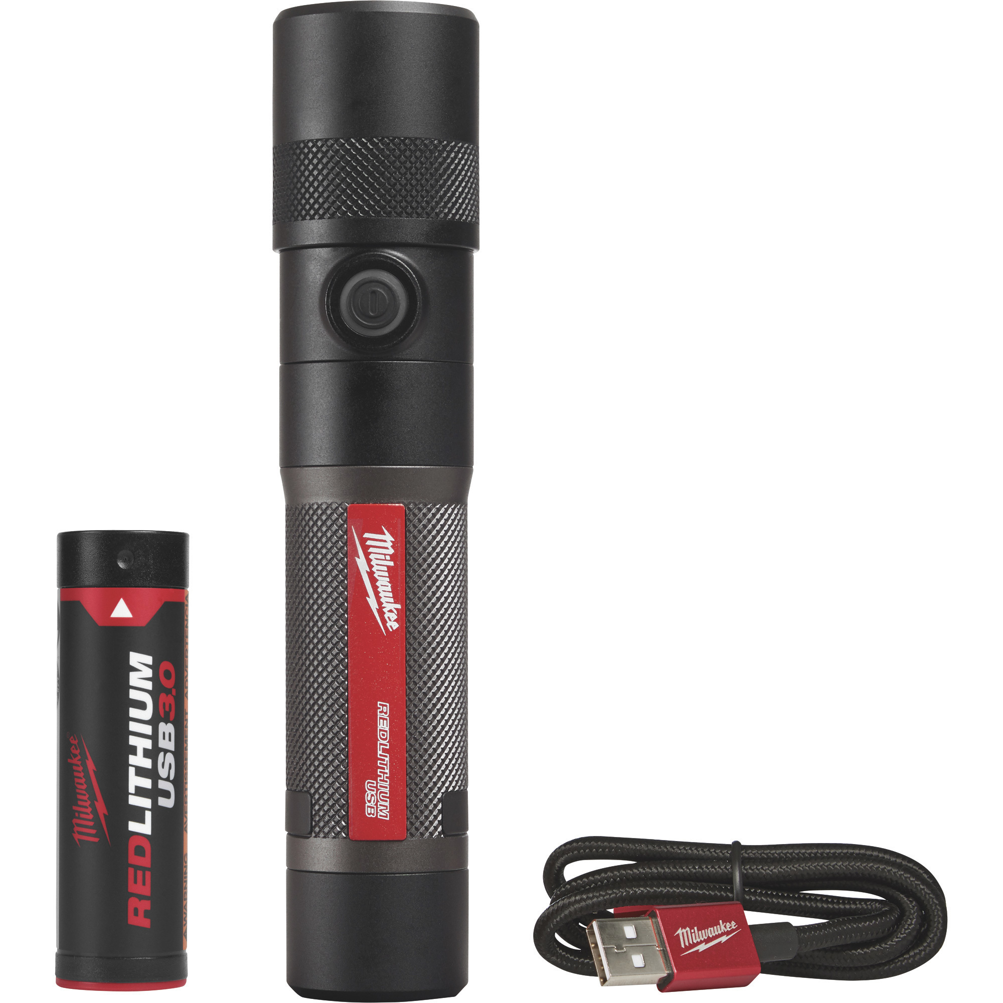 Milwaukee USB Rechargeable Twist-Focus Flashlight,1100 Lumens, Model 2161-21