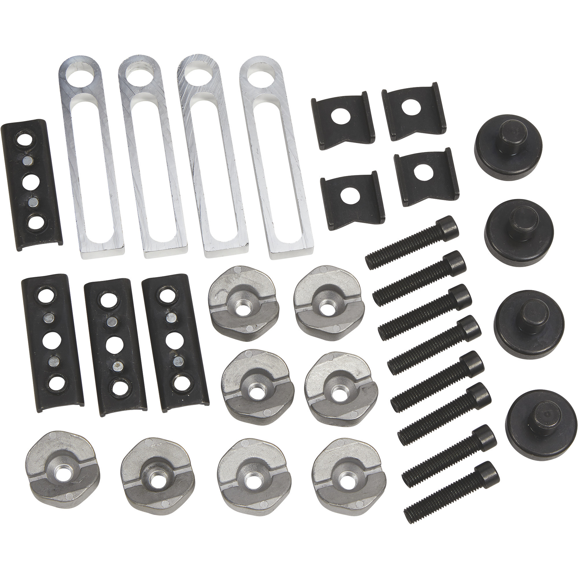 Klutch Welding Table Workhold Accessory Base Kit, 32-Pcs.