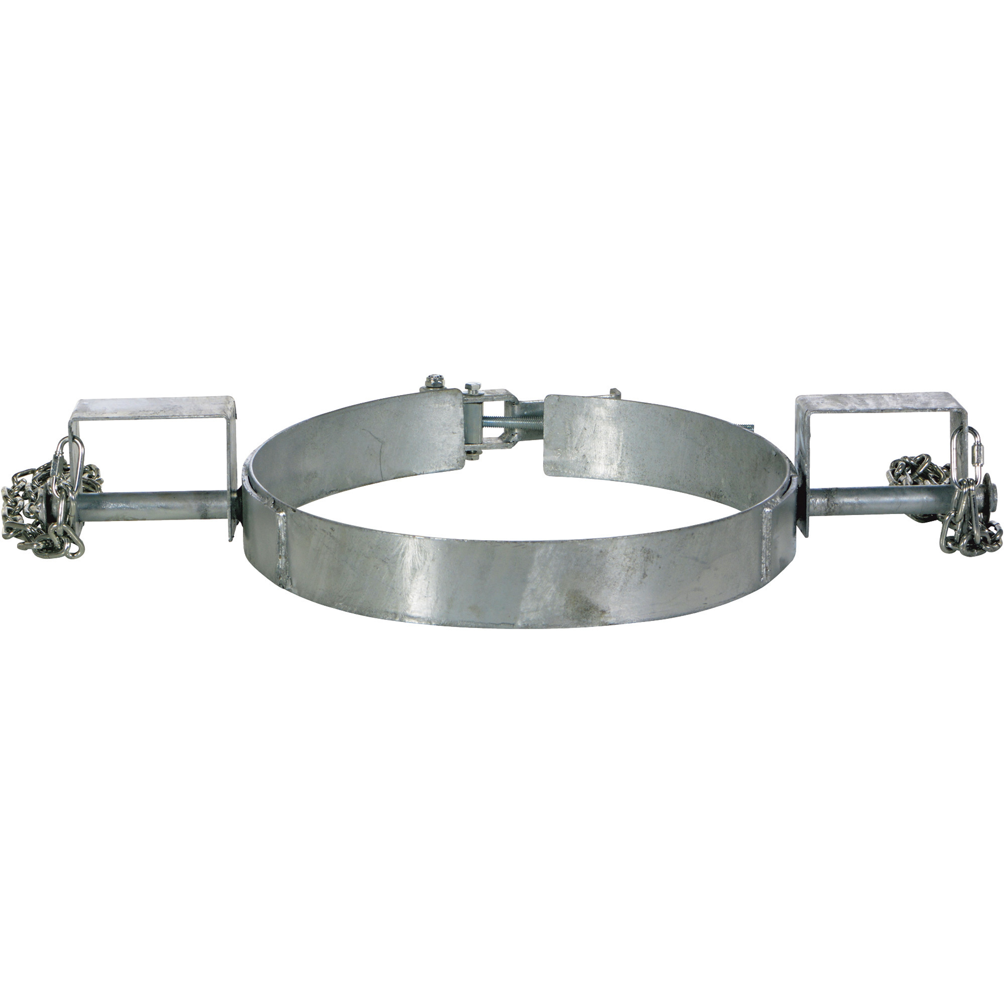 Vestil Tilting Drum Ring, 30-Gallon, Galvanized Finish, Model TDR-30-G