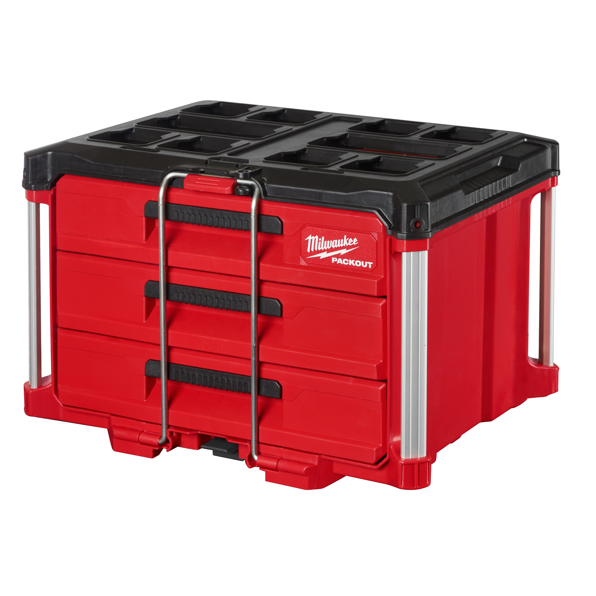 Milwaukee Packout 3-Drawer Tool Box, 50lb. Capacity, Lockable, Model 48-22-8443