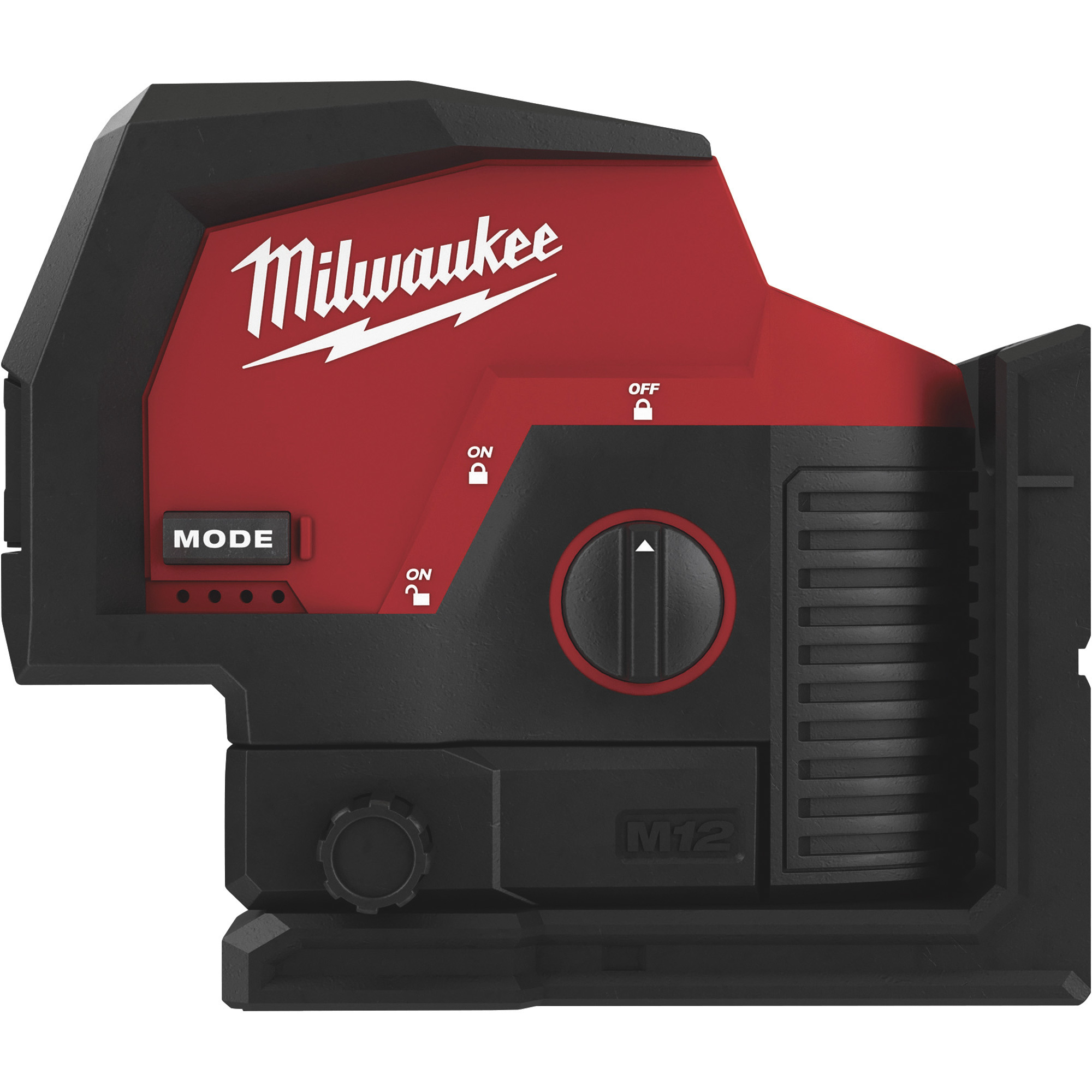 Milwaukee M12 Rechargeable Green Cross Line and Plumb Points Laser, Tool Only, Model 3622-20
