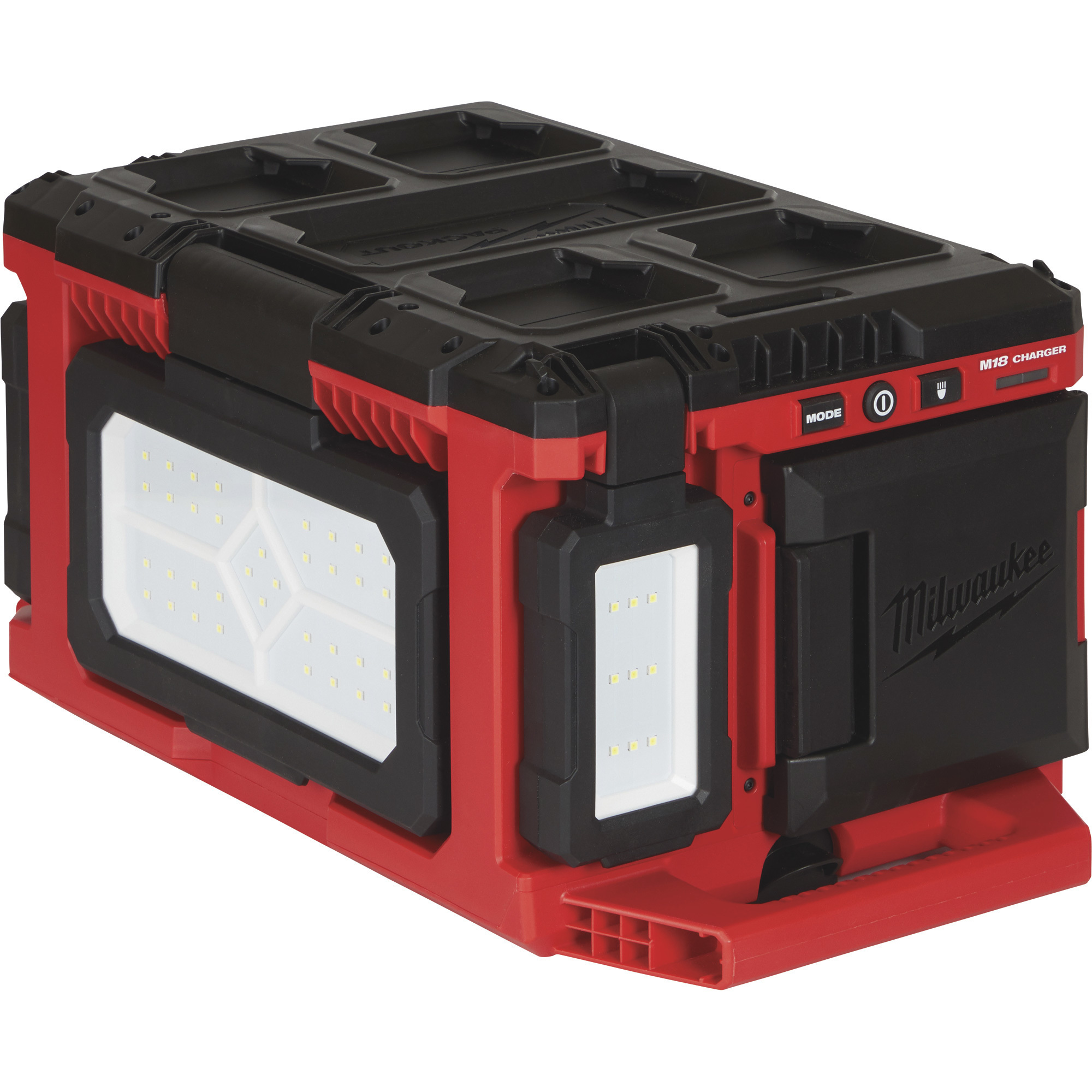 Milwaukee Packout Portable Work Light and Charger, 3000 Lumens, Model 2357-20