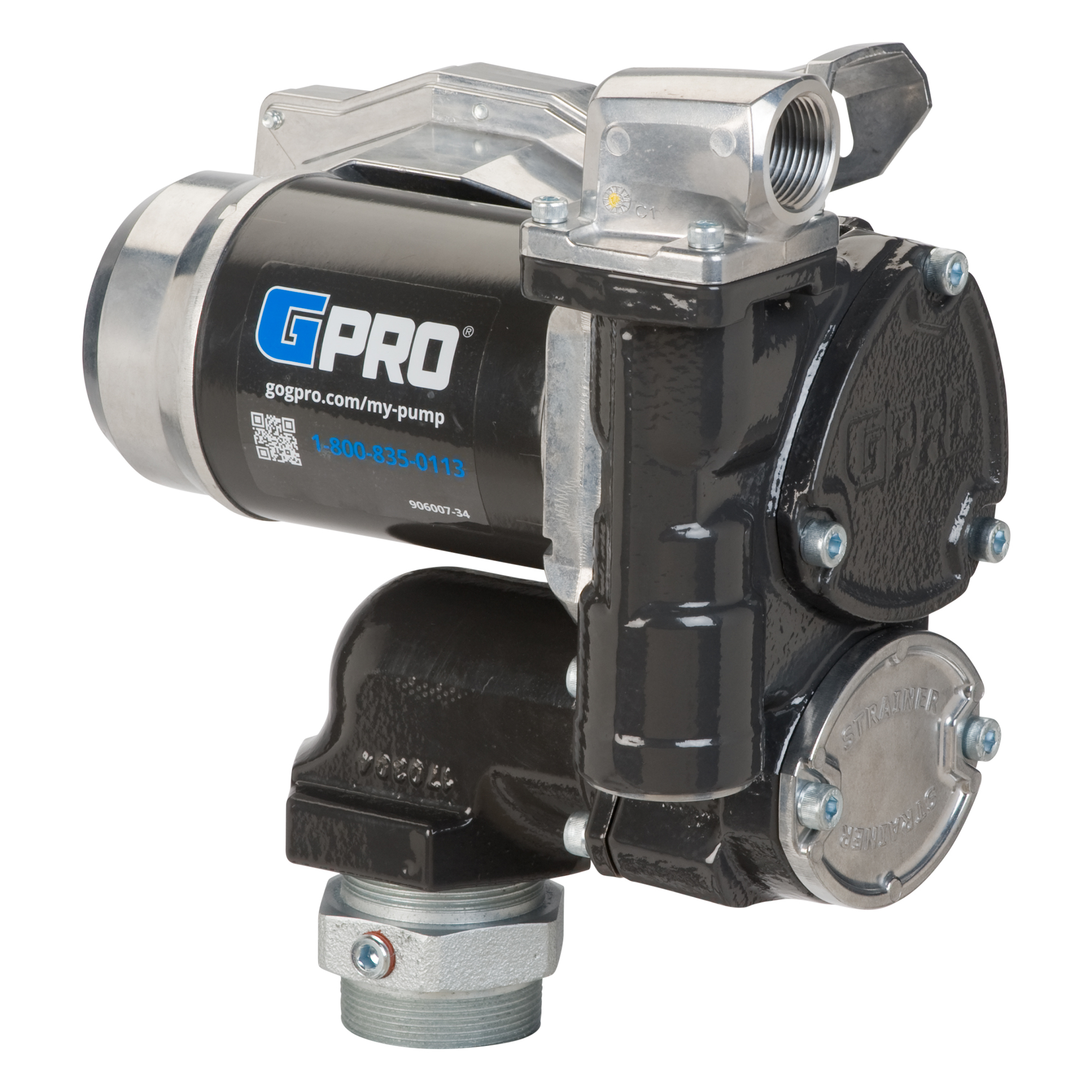 GPro Professional-Grade Fuel Transfer Pump, 25 GPM, Model V25-012PO