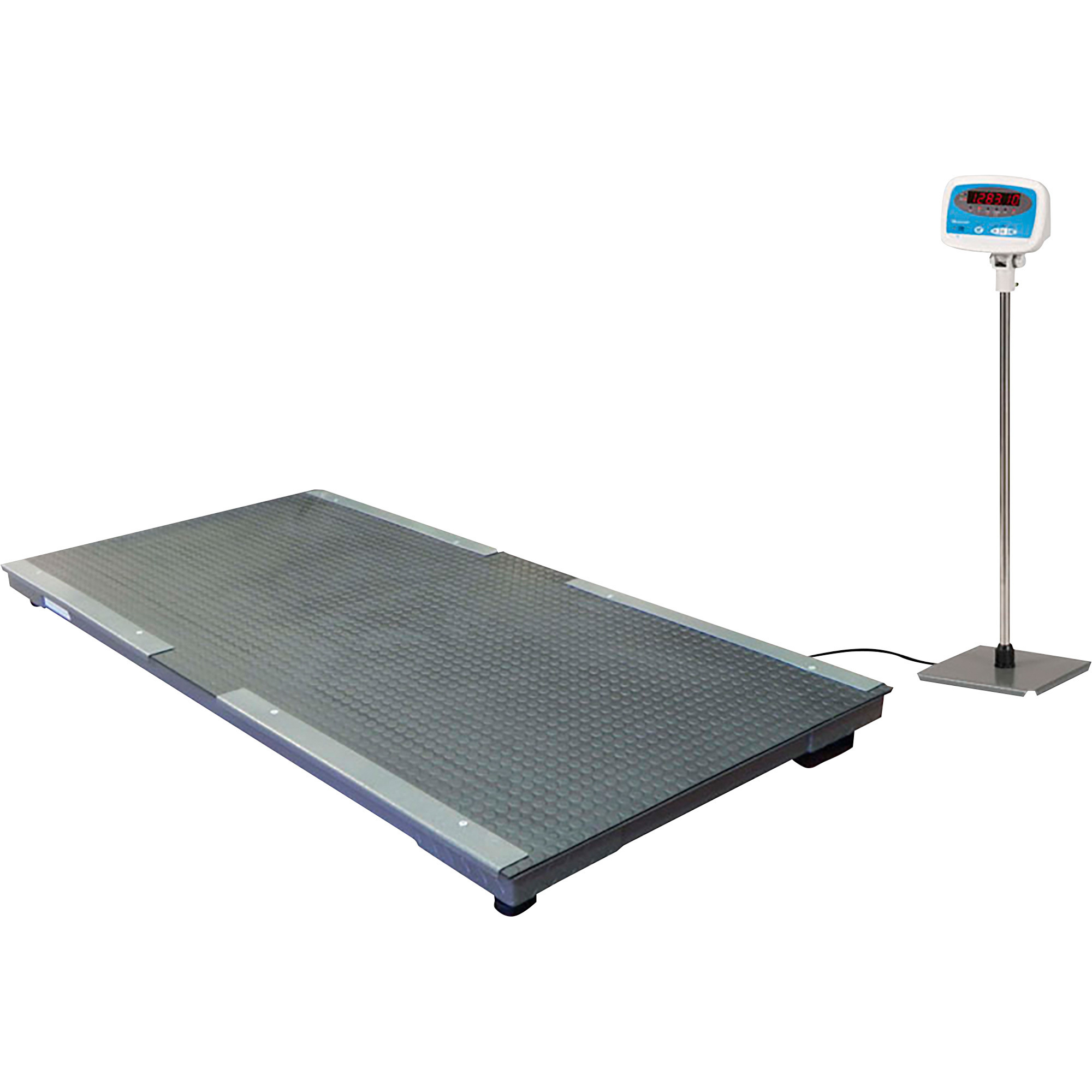 Brecknell Heavy-Duty Low-Profile Digital Floor Scale, 3000-Lb. Capacity, Model 816965006052