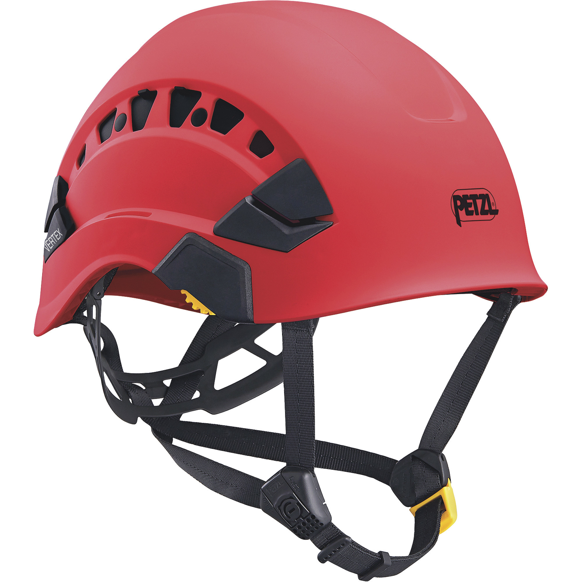 Petzl Vertex Class C Safety Helmet with Vents and 6-Point Textile Suspension, Red, Model A010CA02