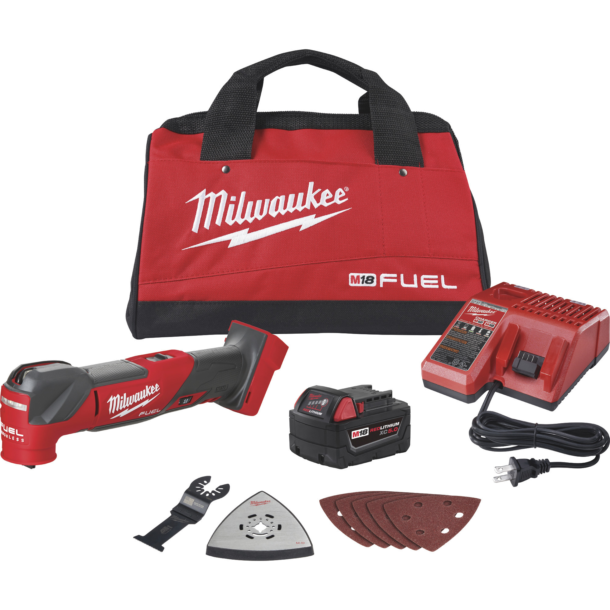 Milwaukee M18 FUEL Cordless Oscillating Multi-Tool Kit, One Battery, Model 2836-21