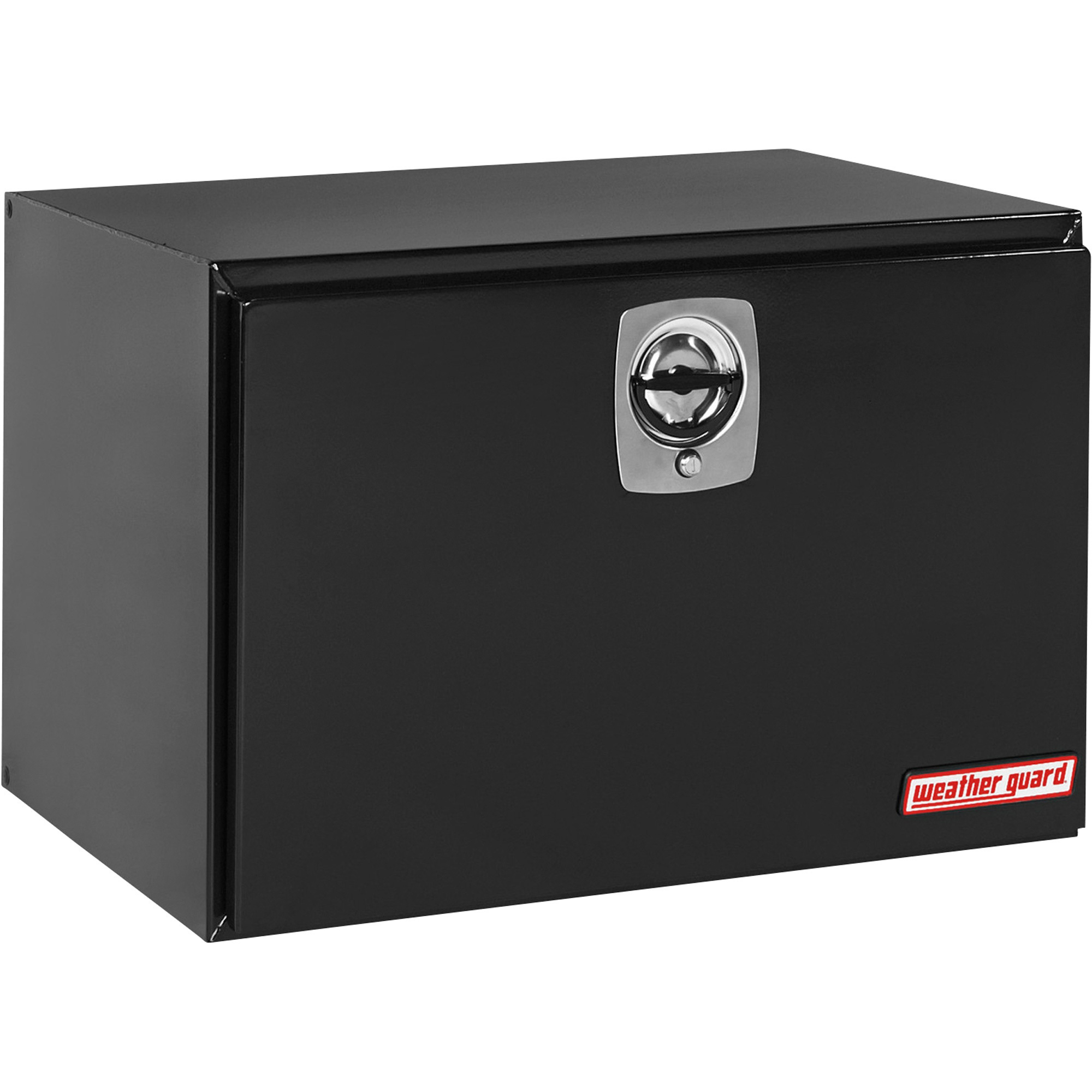 Weather Guard Underbody Jumbo Truck Tool Box, Steel, Gloss Black, 36.63Inch L x 24.25Inch W x 24.13Inch H, Model 538-5-02