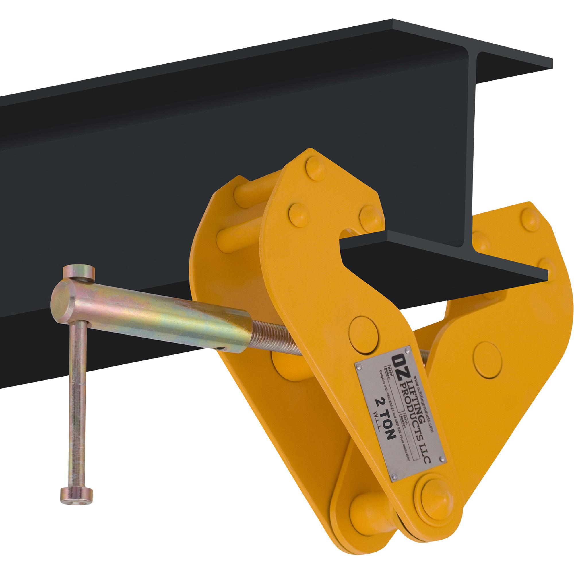 OZ Lifting Products Beam Clamp â 2-Ton Capacity, Model OZ2BC