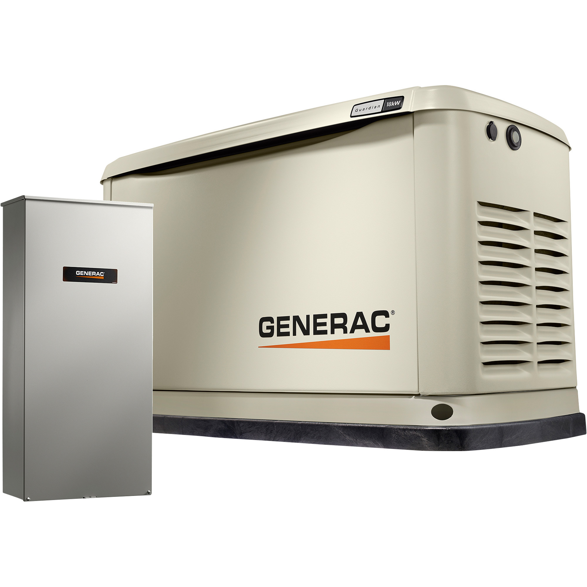 Generac 18kW (LP)/17kW (NG) Guardian Series Air-Cooled Home Standby Generator, Model 7228