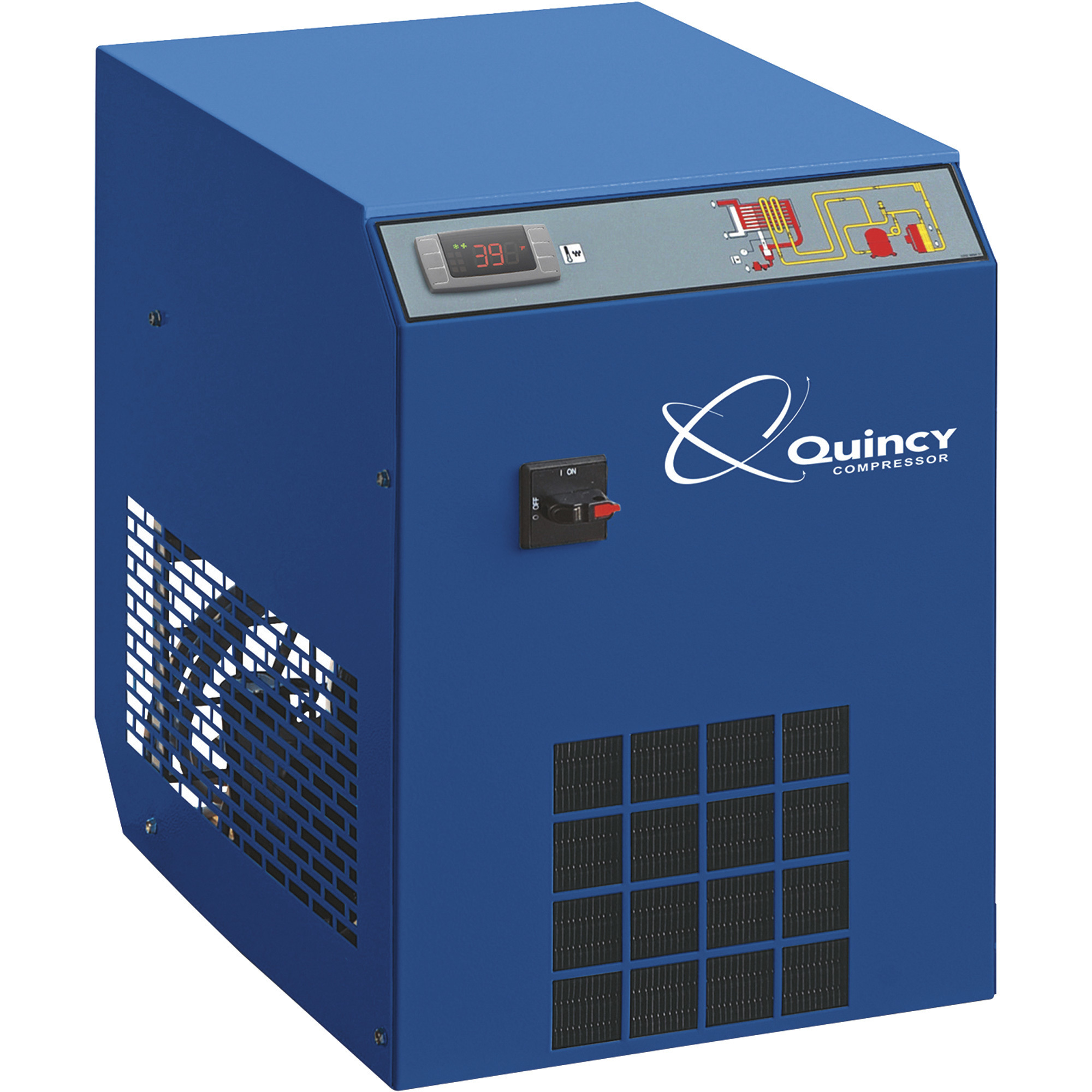 Quincy Refrigerated Air Dryer, Non-Cycling, 30 CFM, 115 Volt, Single Phase, Model QPNC-30