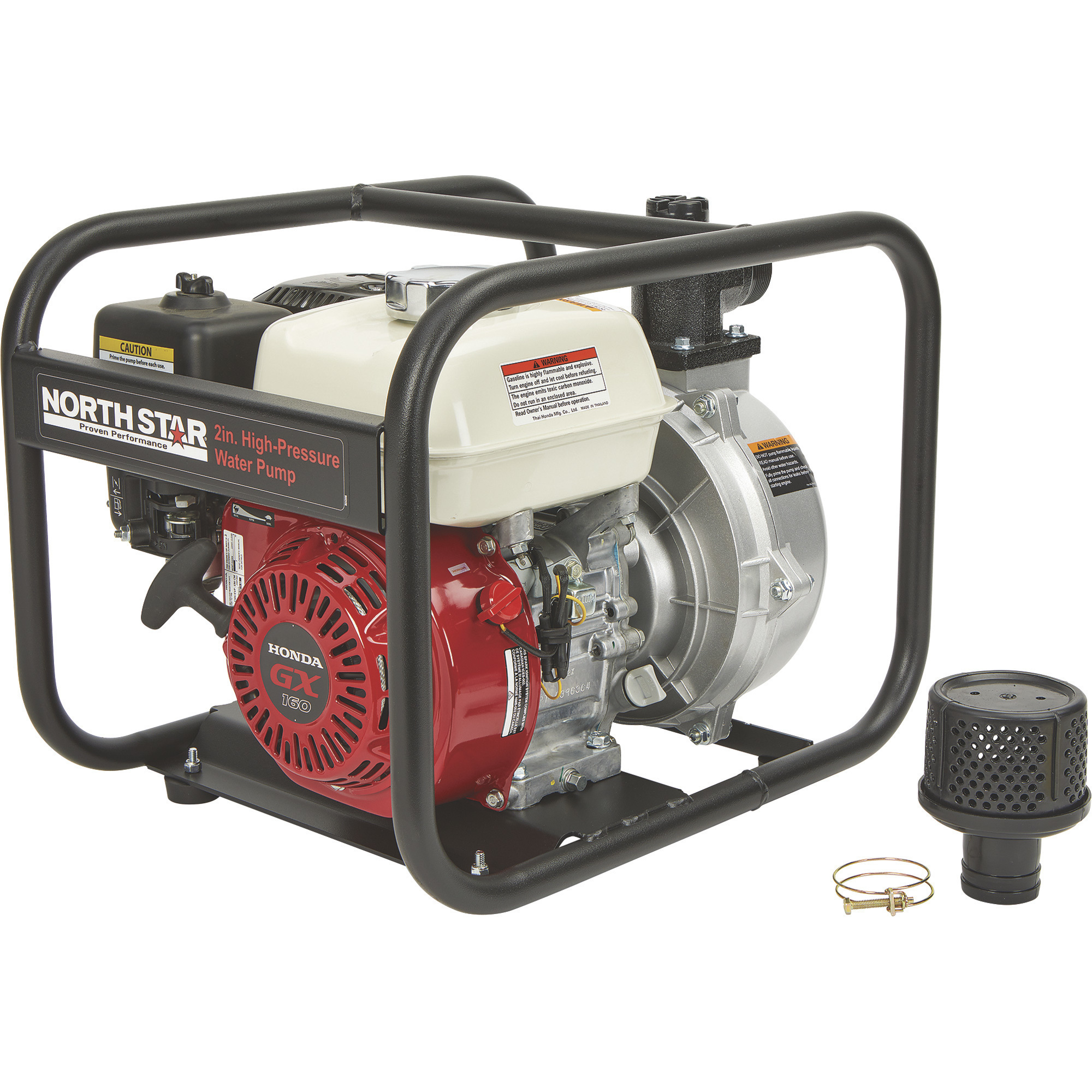 NorthStar 8120 GPH, 94 PSI High Pressure Water Pump â 2Inch Ports, 163cc Honda GX160 Engine