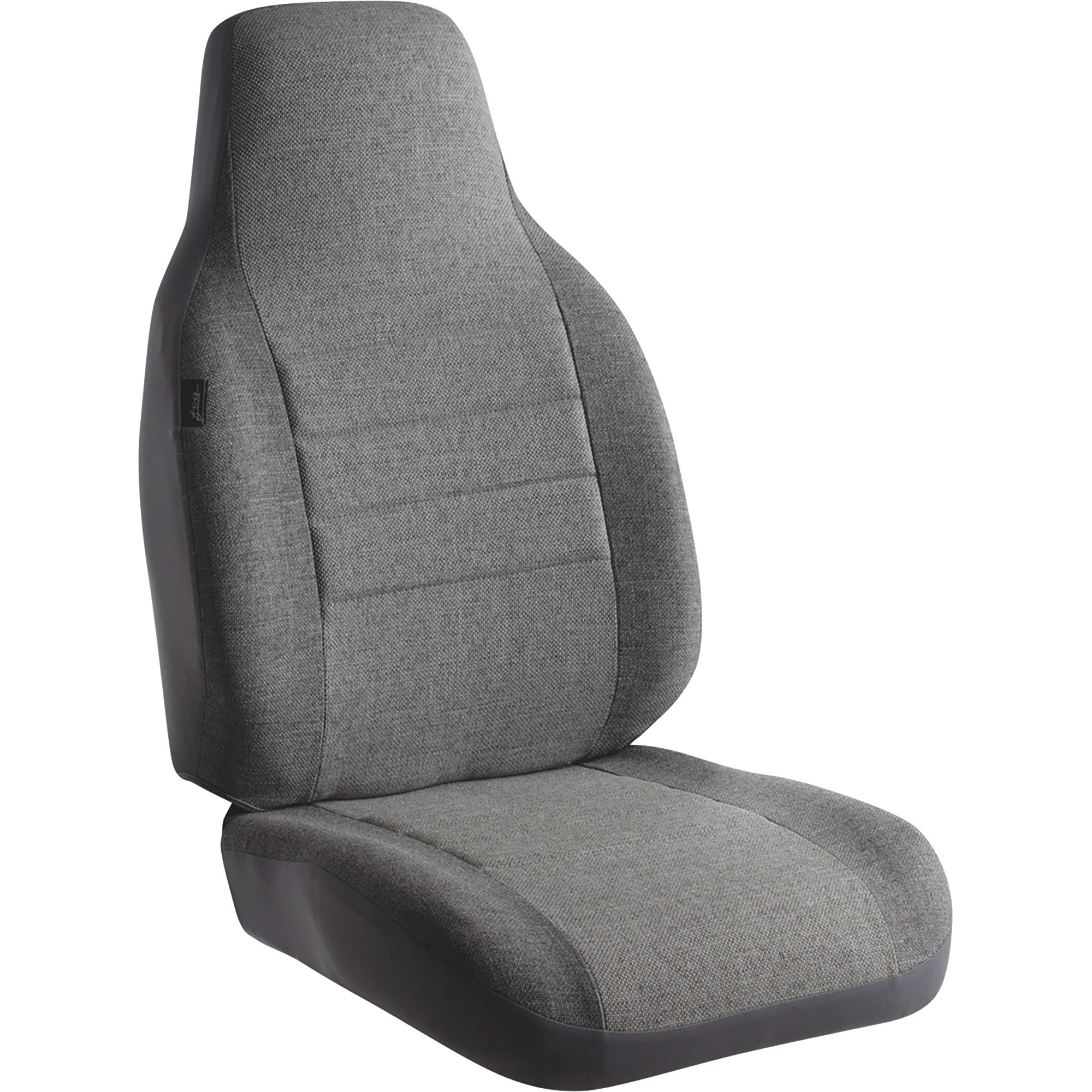 FiA Freightliner Cascadia High-Back Bucket Seat and Armrest Covers â Gray, Single Bucket, Model OE3024 GRAY