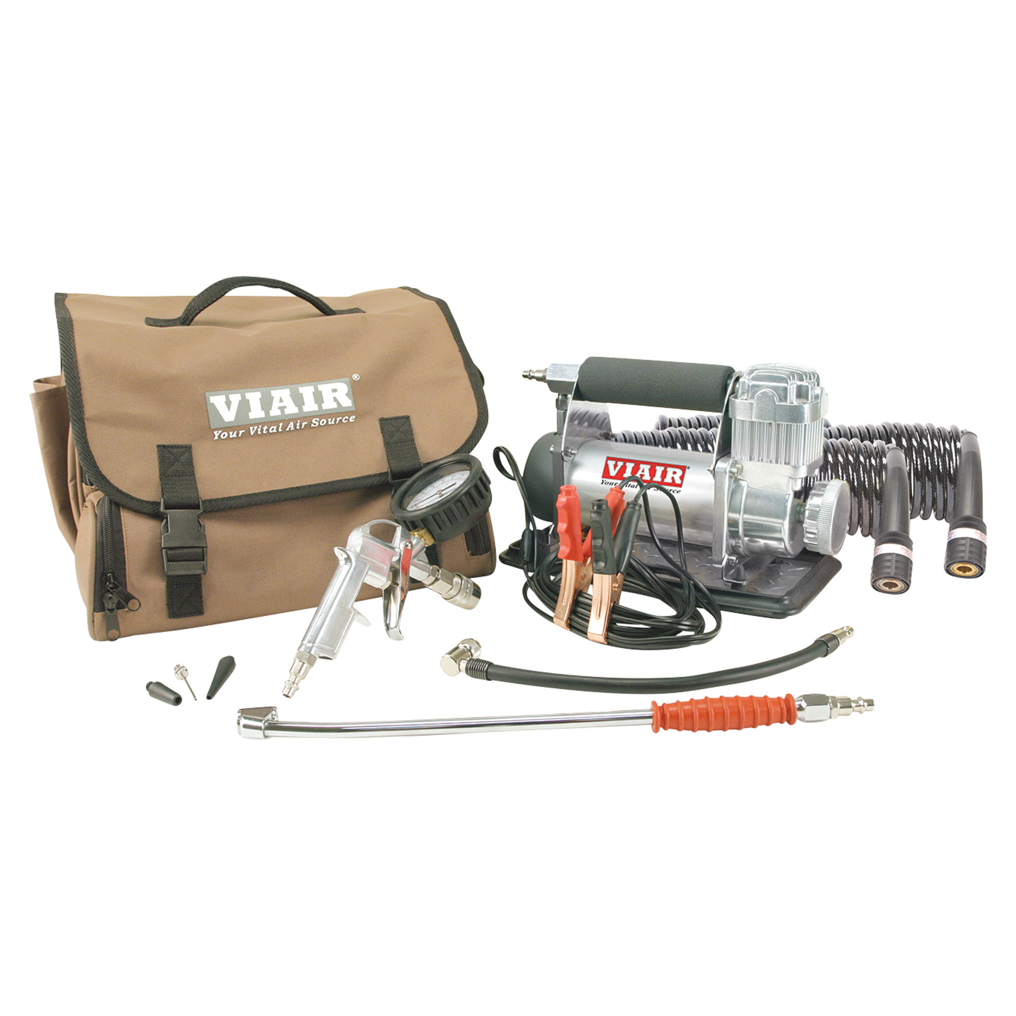 Viair 400P-RV 12 Volt Automatic Portable Tire Inflator Air Compressor Kit, 150 Max. PSI, Model 400P-RV