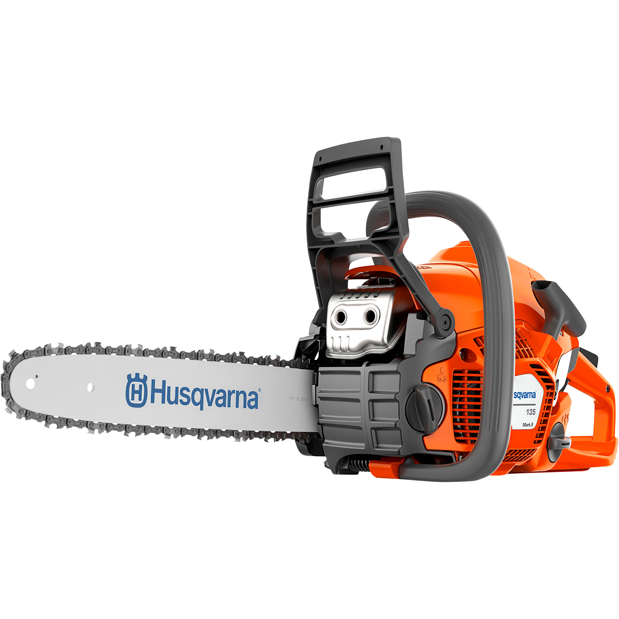 Husqvarna Gas Chainsaw, 38cc, 16Inch Bar, 3/8Inch Chain Pitch, Model 135 II