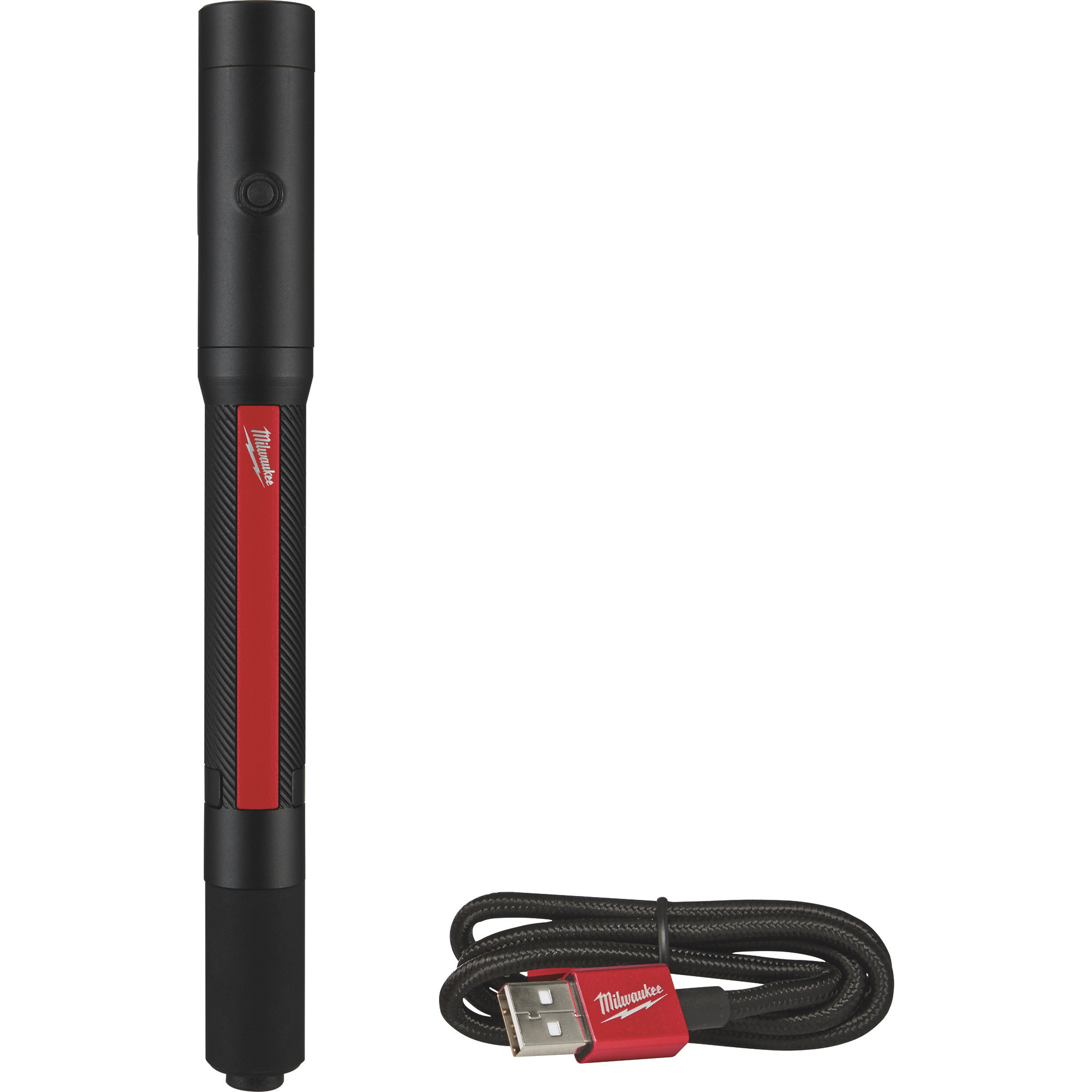 Milwaukee 250 Lumen Rechargeable Penlight with Laser, 6 1/4Inch L, Model 2010R