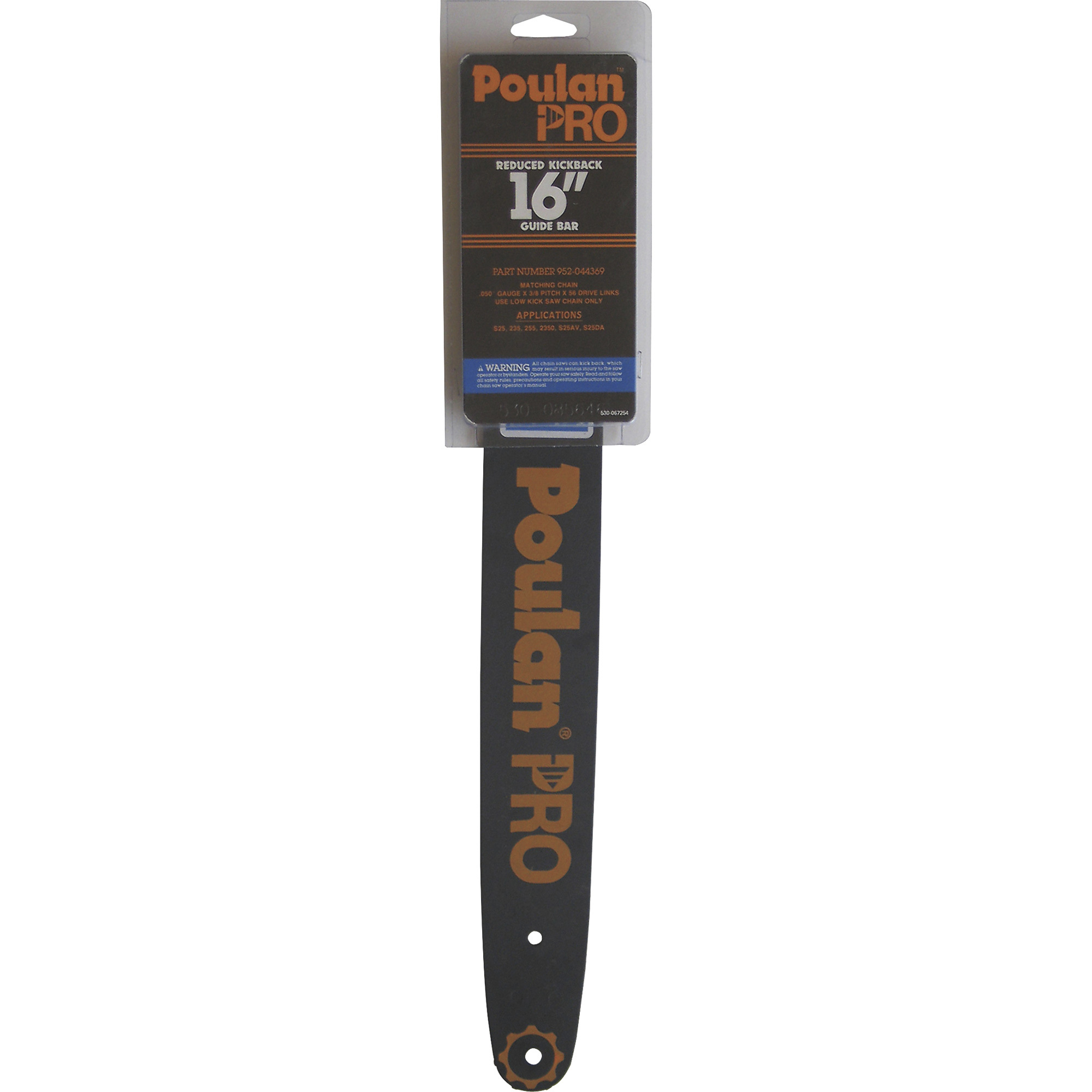 Poulan Pro Chainsaw Guide Bar â 16Inch Bar Length, 3/8Inch Pitch