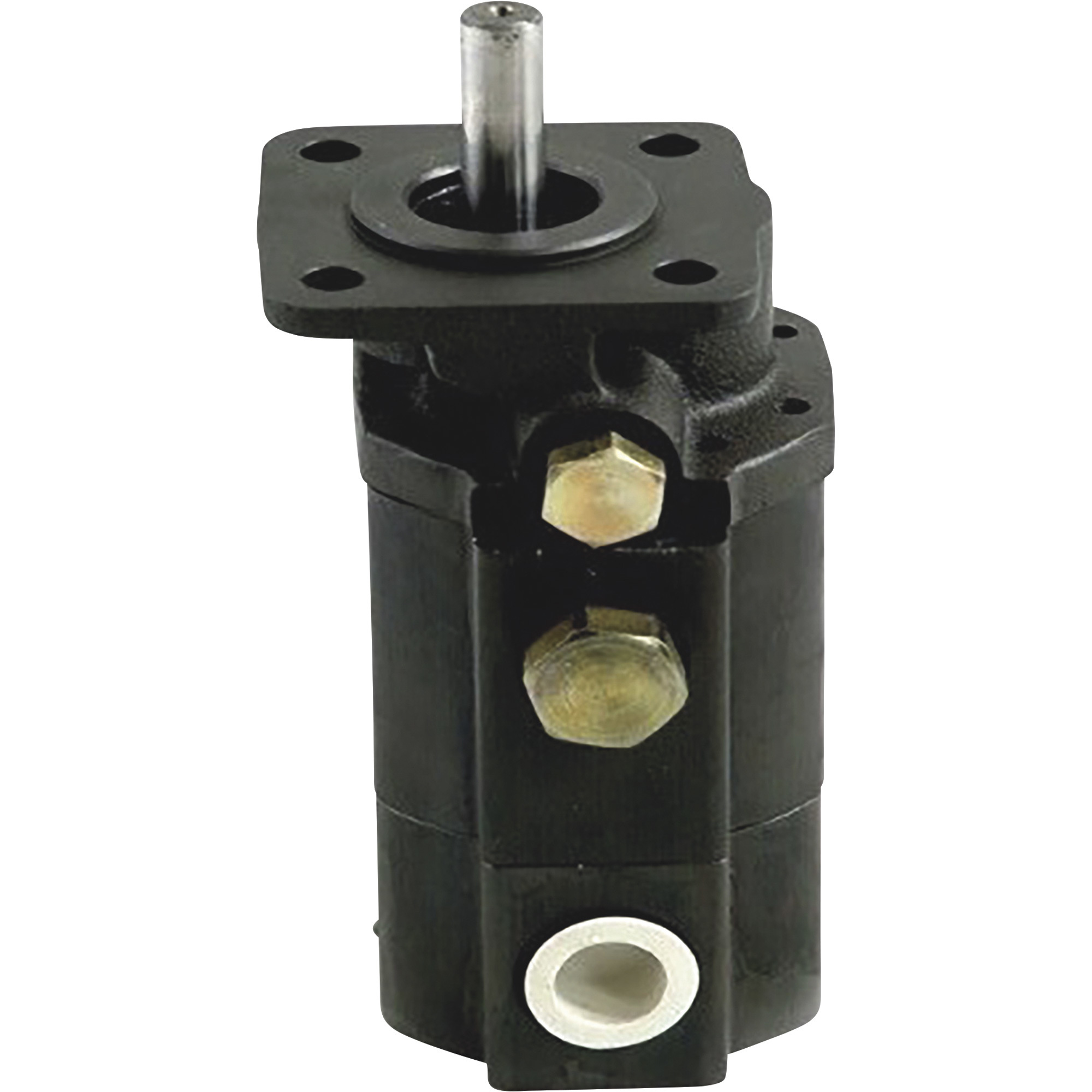 NorTrac Cast Iron/Aluminum Two-Stage High/Low Hydraulic Gear Pump, 13 GPM, 1/2Inch Diameter Shaft, Model CBNA-10.9/2.1