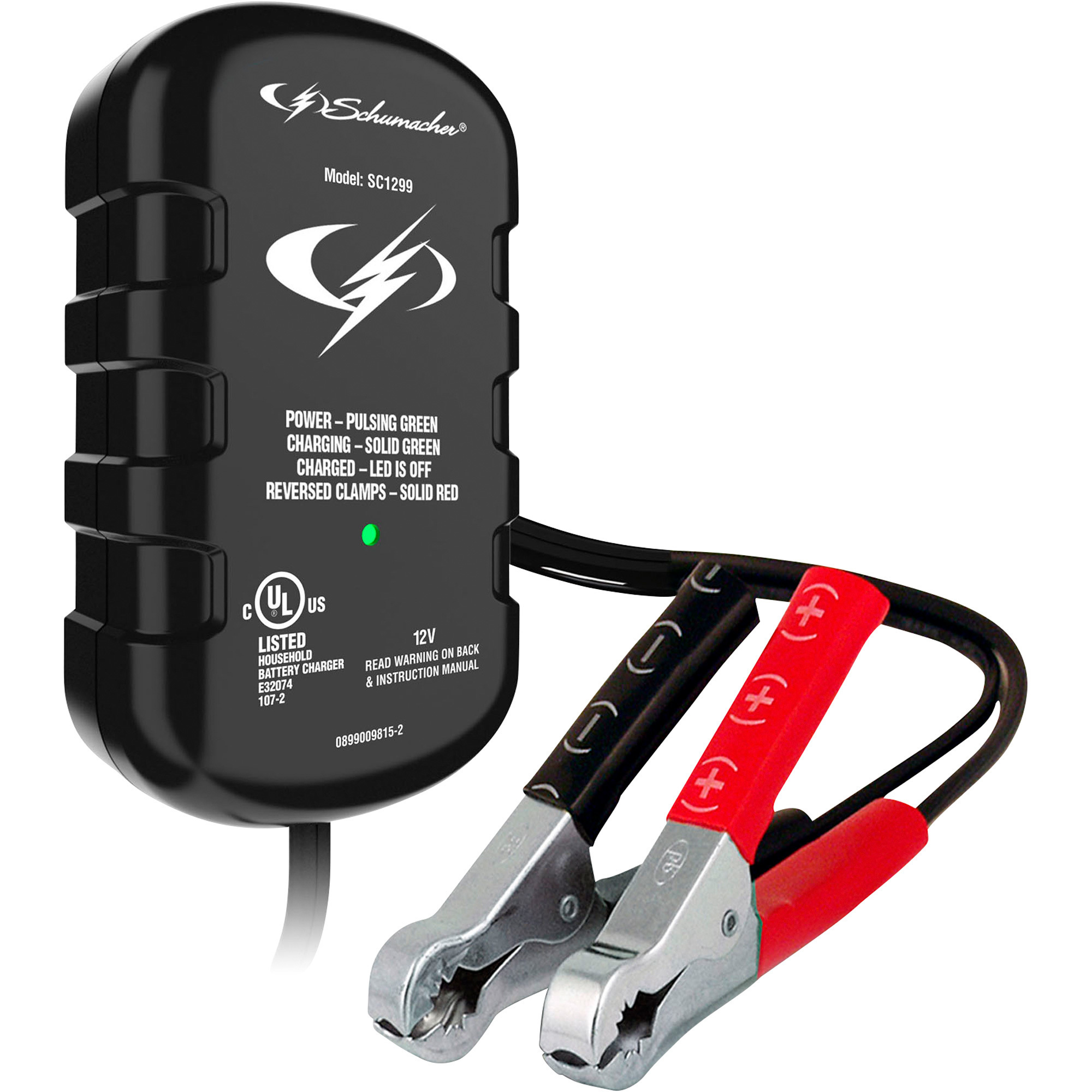 Schumacher Battery Maintainer â 800mAh, 12 Volts, Model SC1299